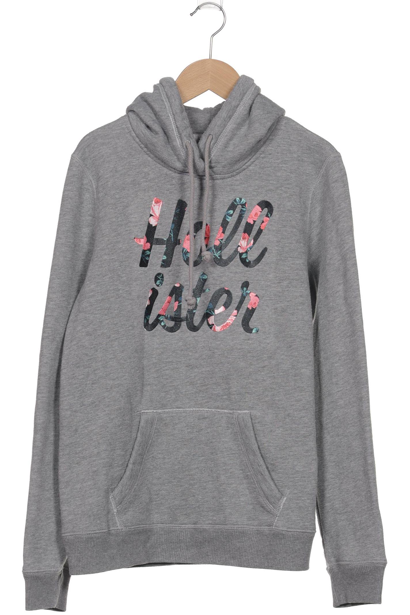 

Hollister Damen Kapuzenpullover, grau, Gr. 38