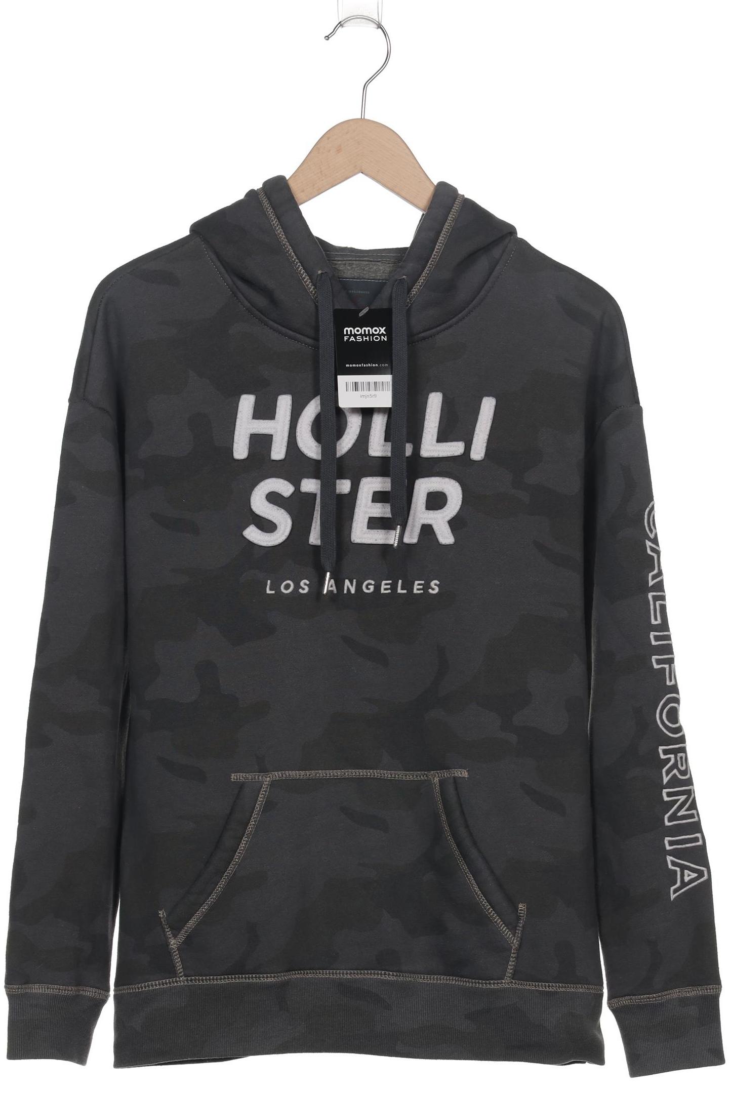 

Hollister Damen Kapuzenpullover, grau, Gr. 42