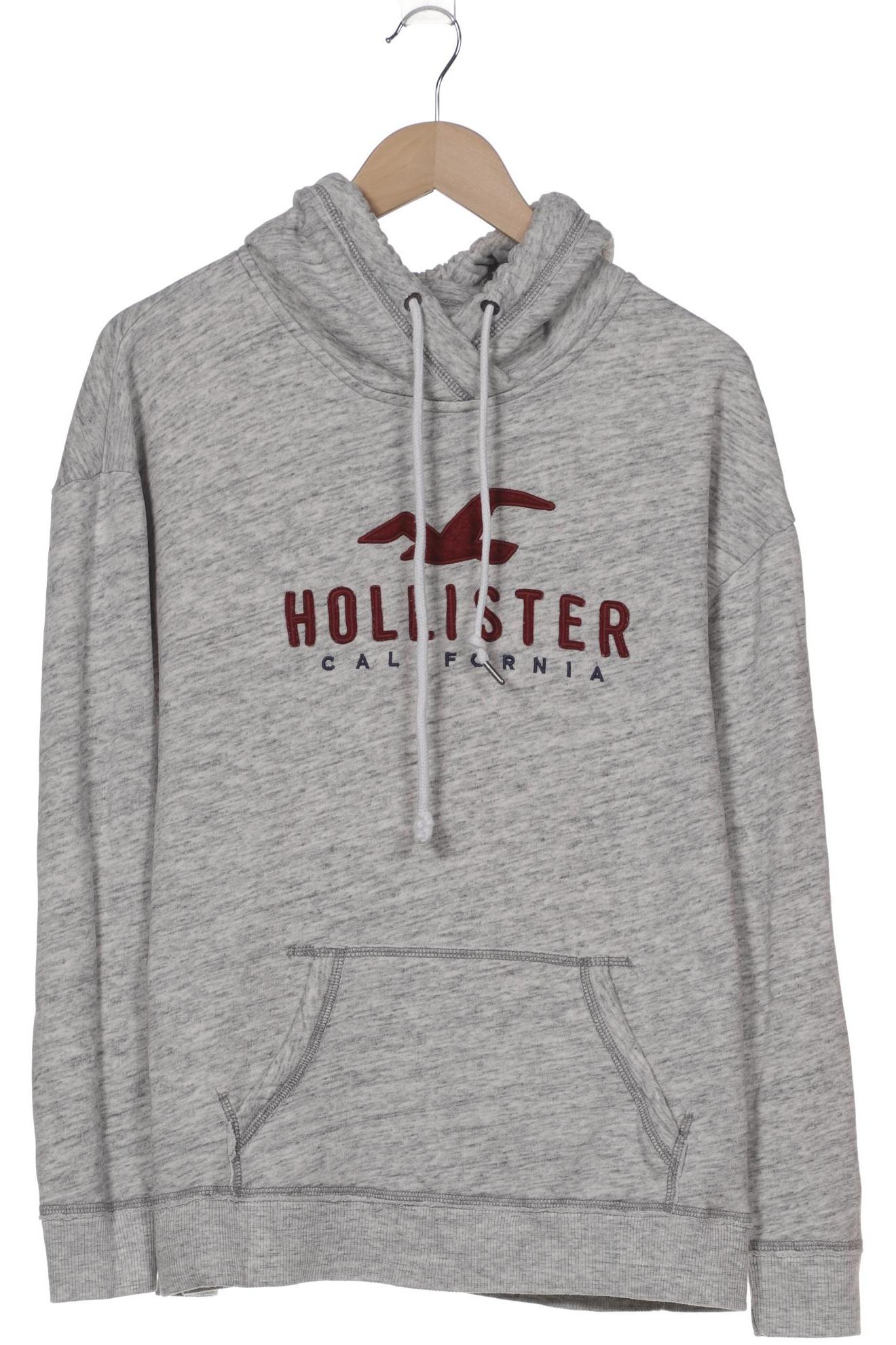 

Hollister Damen Kapuzenpullover, grau, Gr. 44