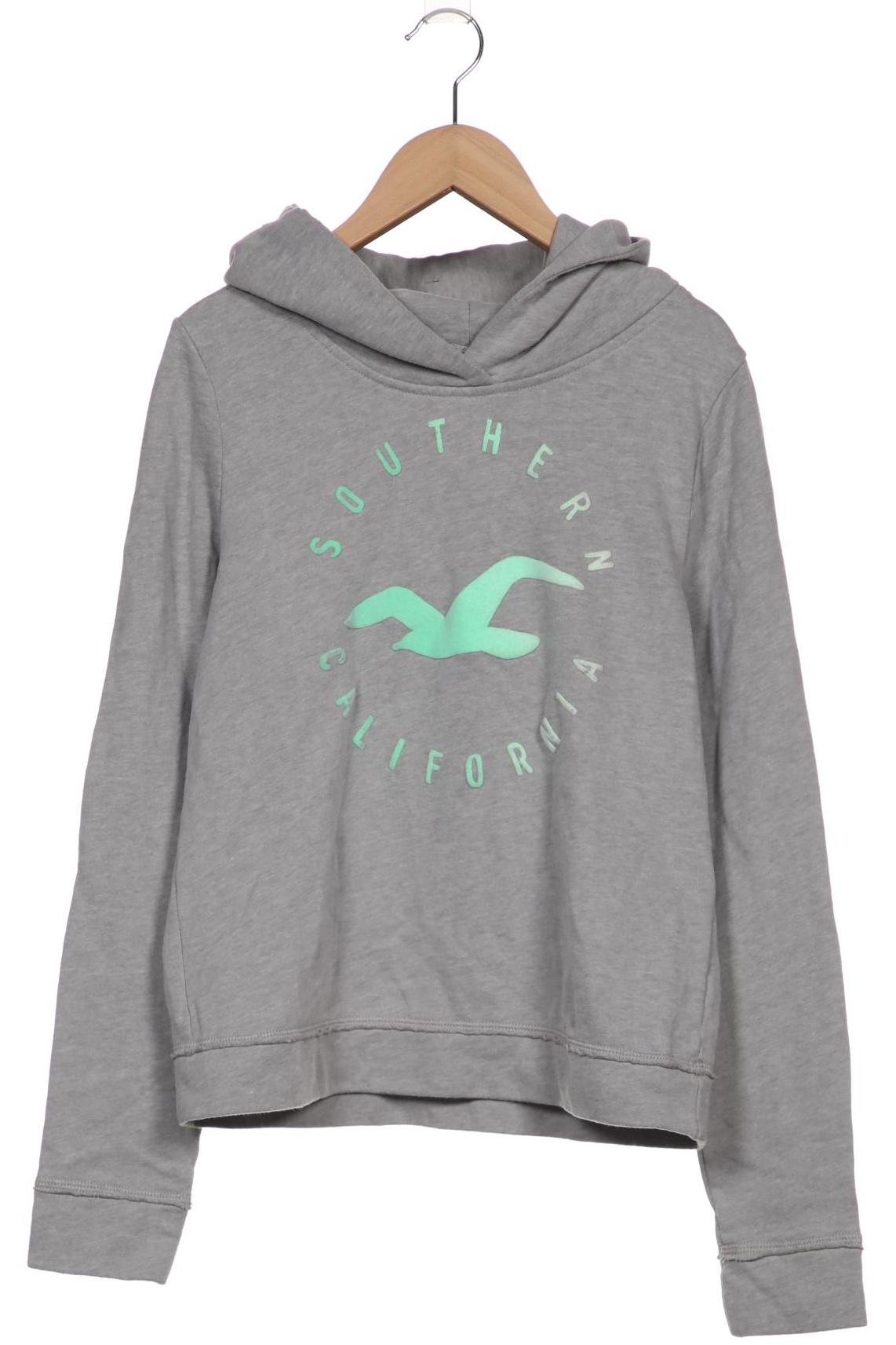 

Hollister Damen Kapuzenpullover, grau, Gr. 38