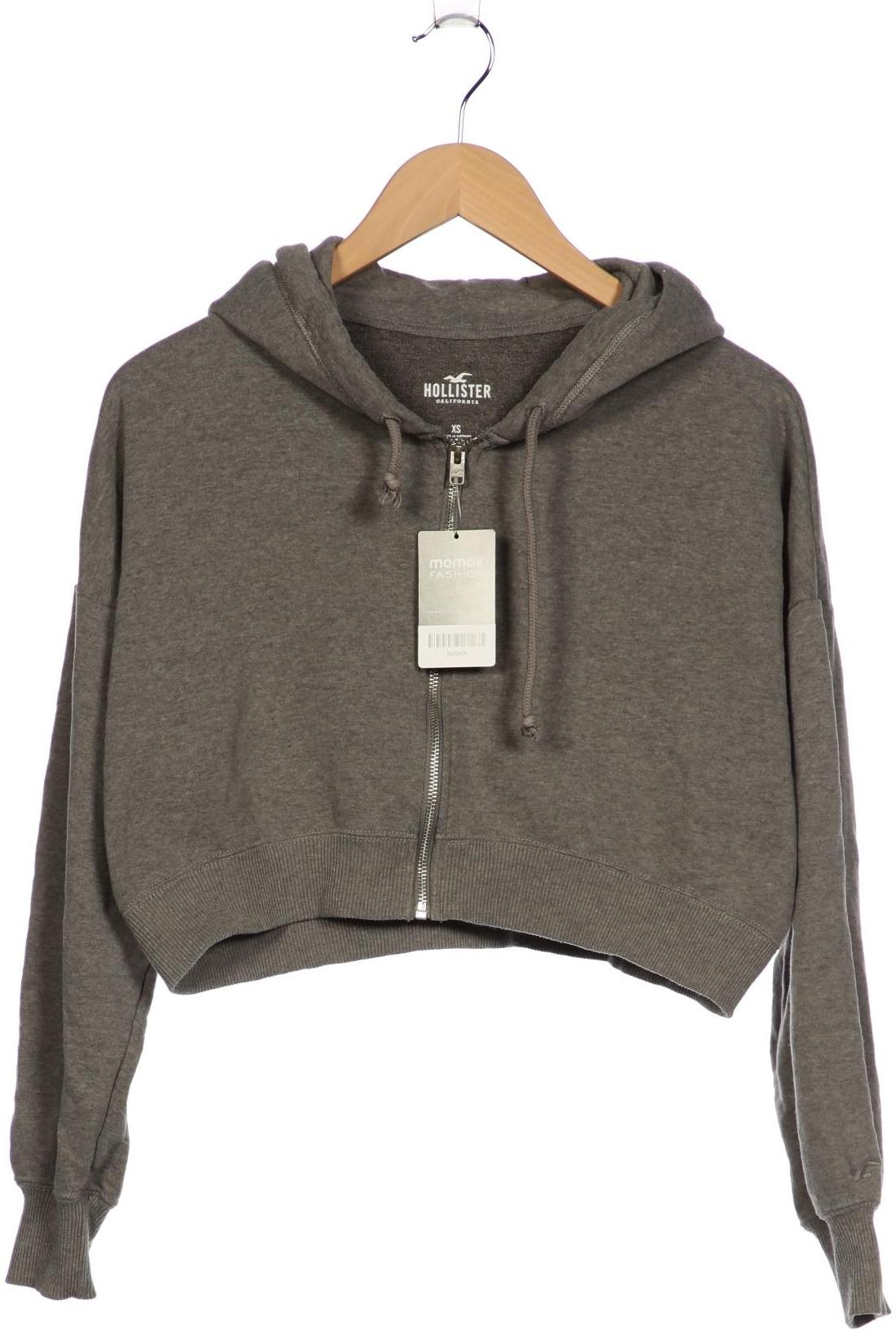 

Hollister Damen Kapuzenpullover, grau, Gr. 34
