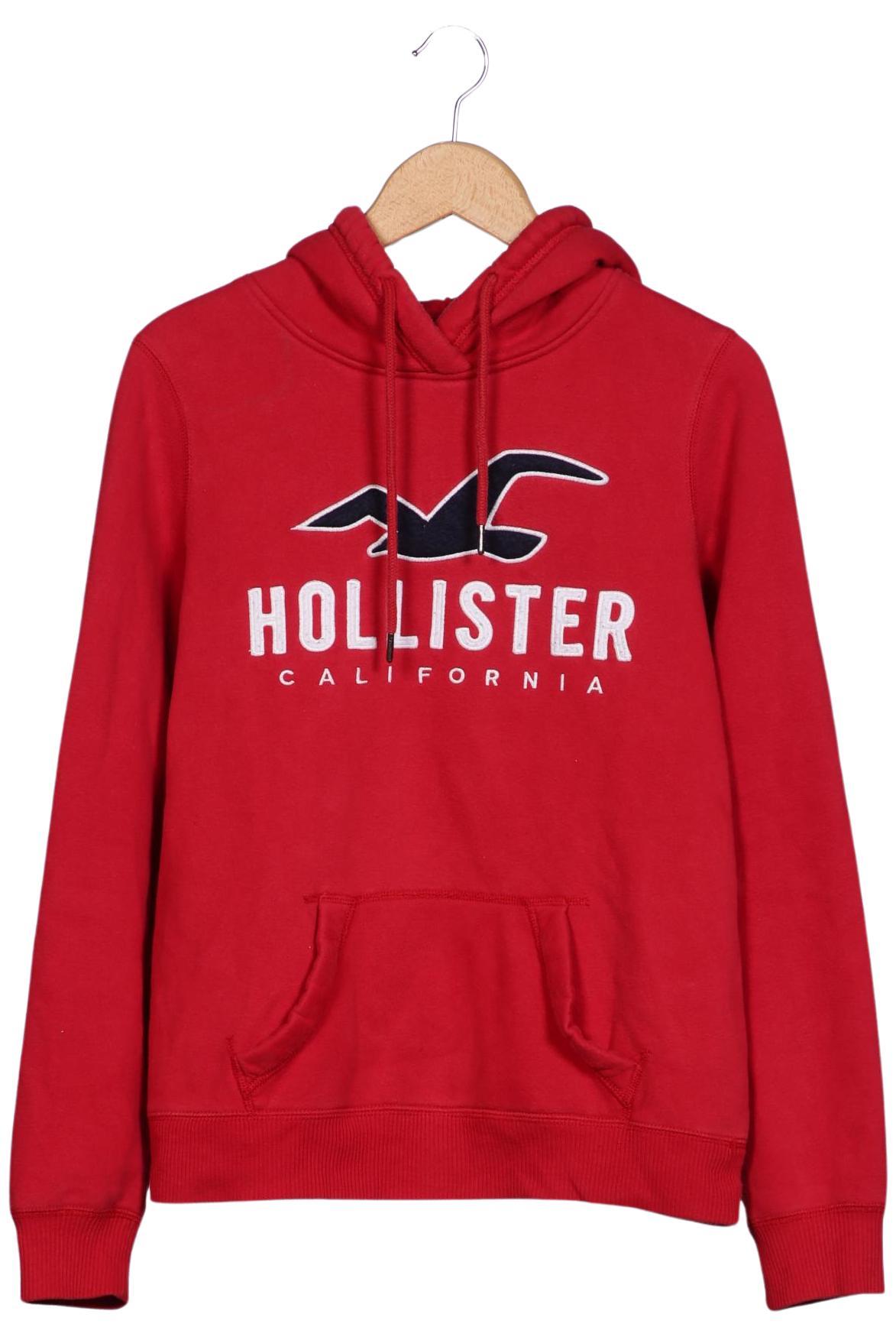 

Hollister Damen Kapuzenpullover, rot, Gr. 36