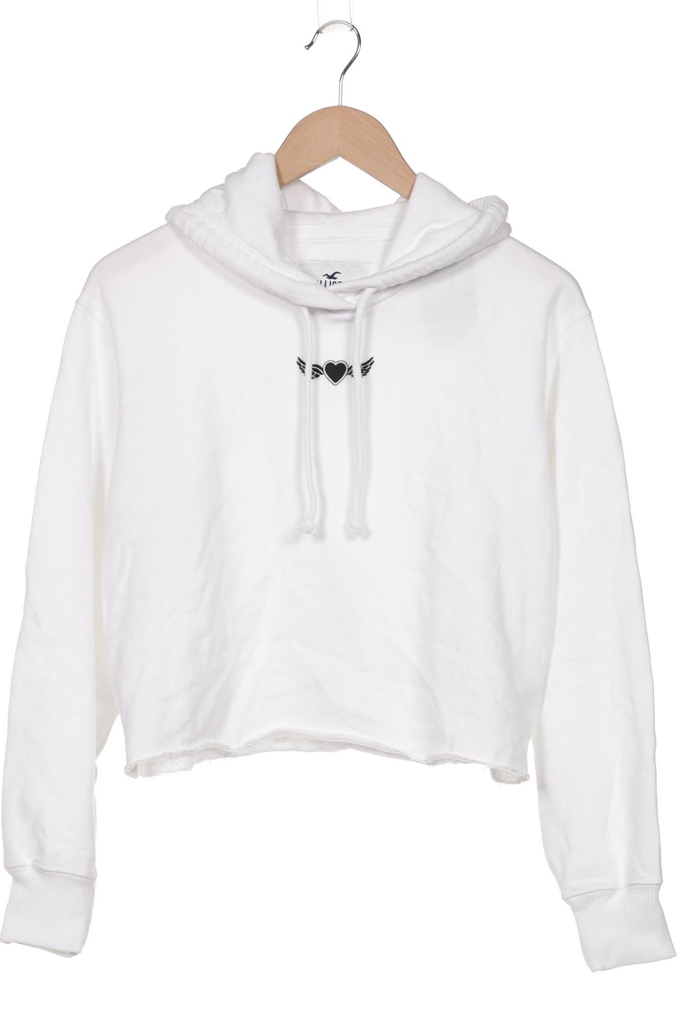 

Hollister Damen Kapuzenpullover, weiß, Gr. 36