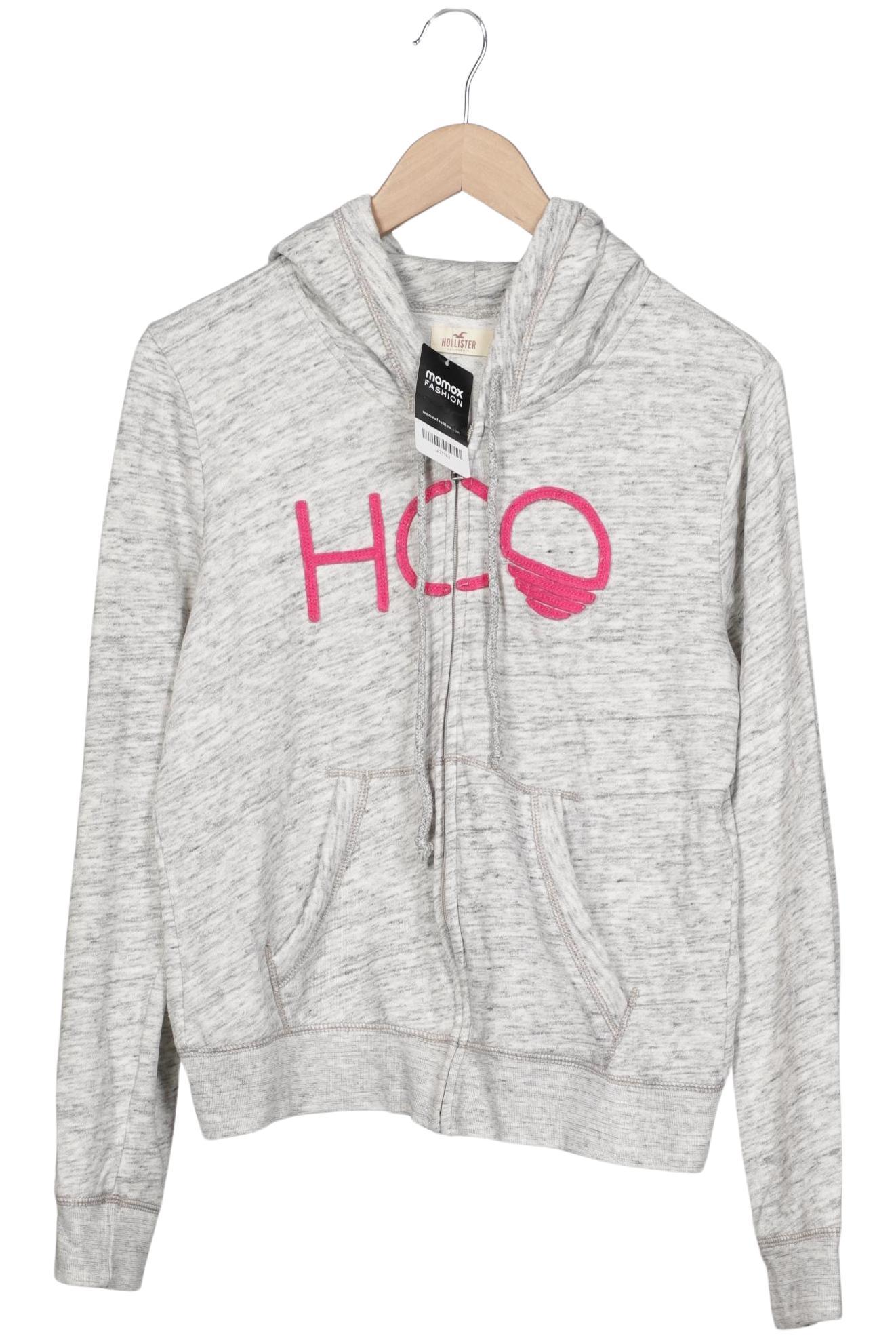 

Hollister Damen Kapuzenpullover, grau, Gr. 42