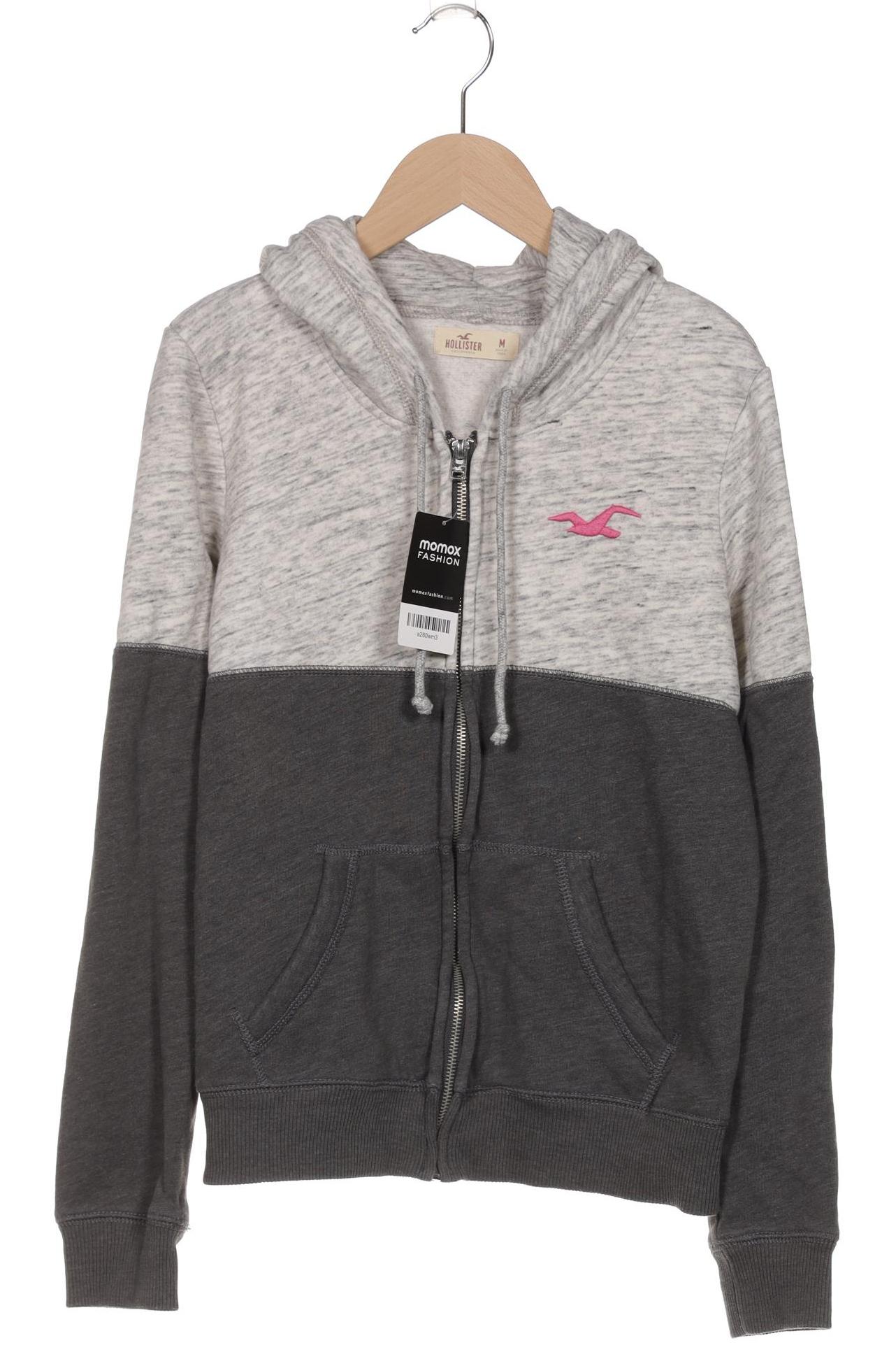 

Hollister Damen Kapuzenpullover, grau, Gr. 38