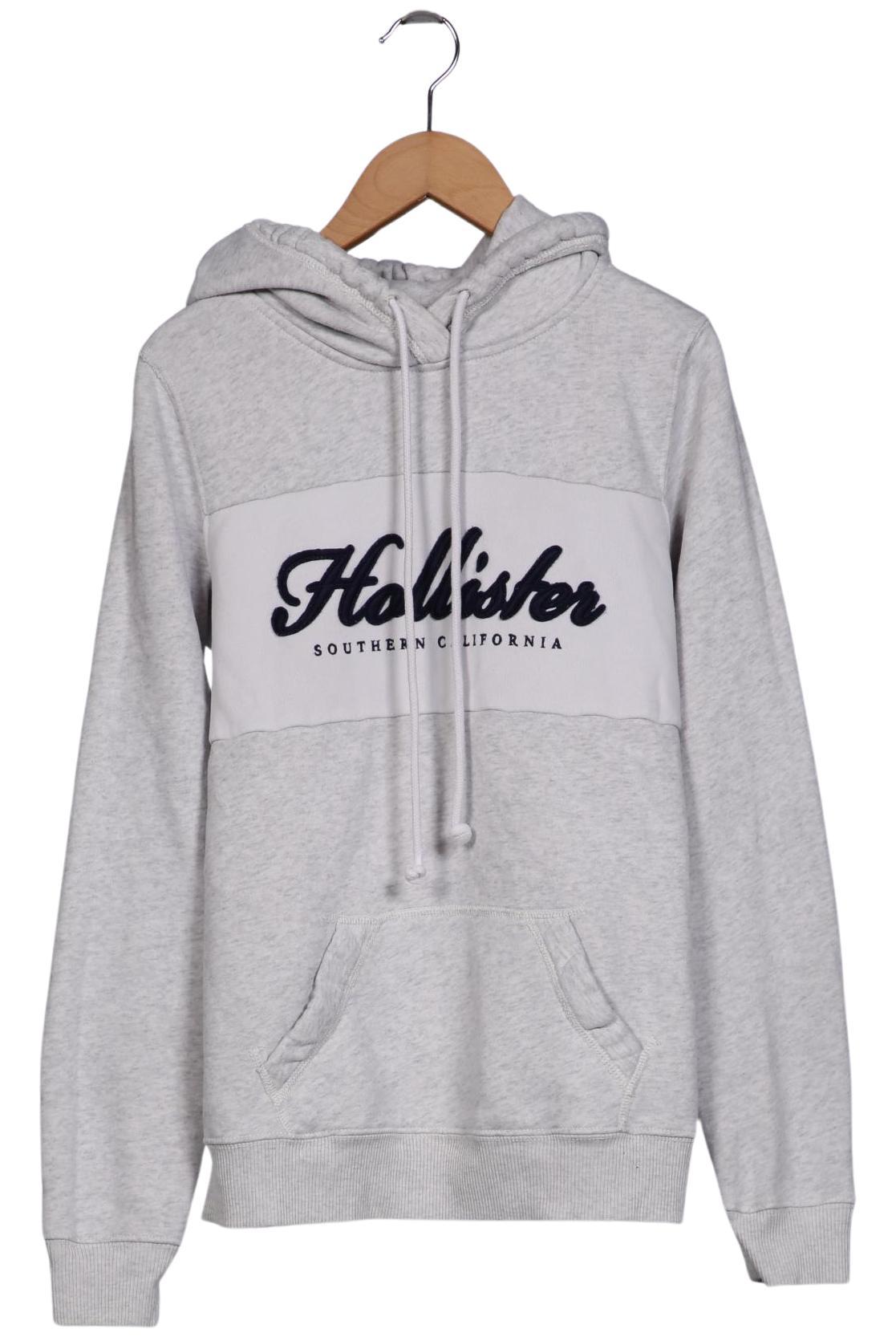

Hollister Damen Kapuzenpullover, grau, Gr. 36