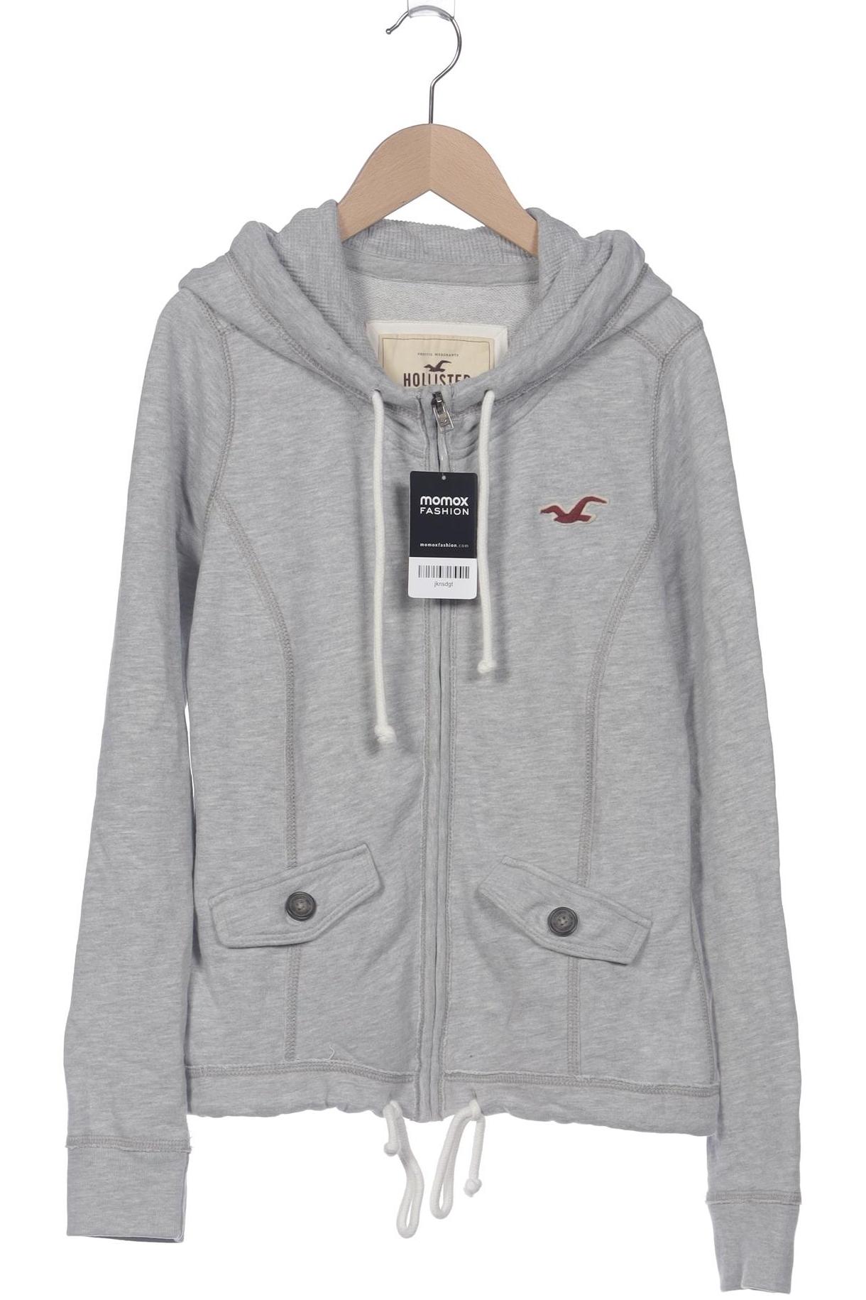 

Hollister Damen Kapuzenpullover, grau, Gr. 38