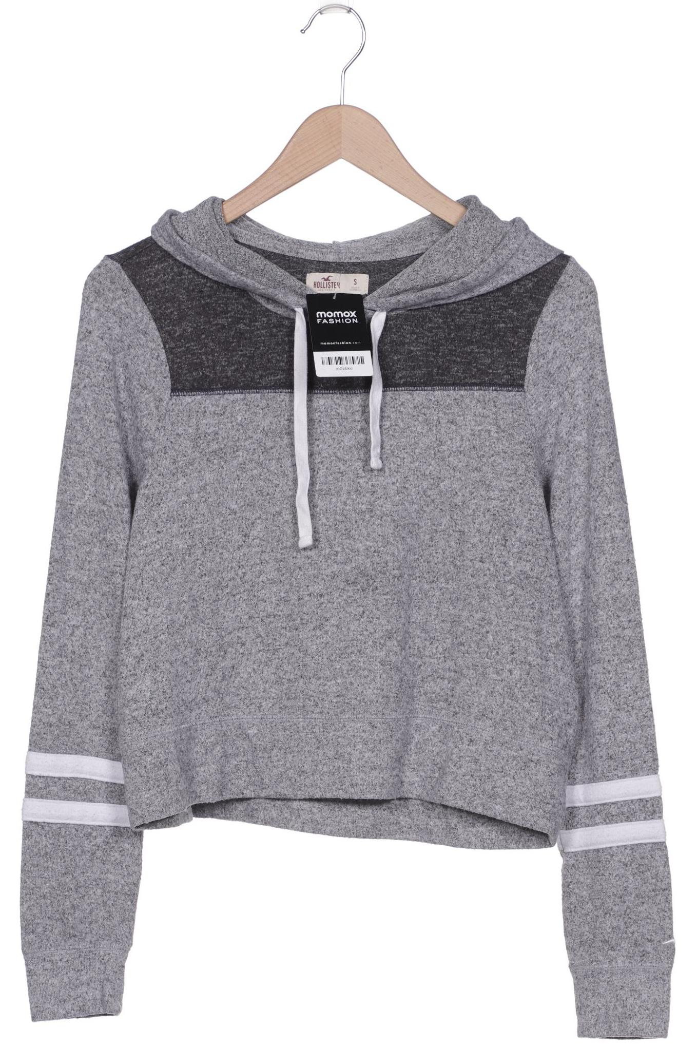 

Hollister Damen Kapuzenpullover, grau, Gr. 36