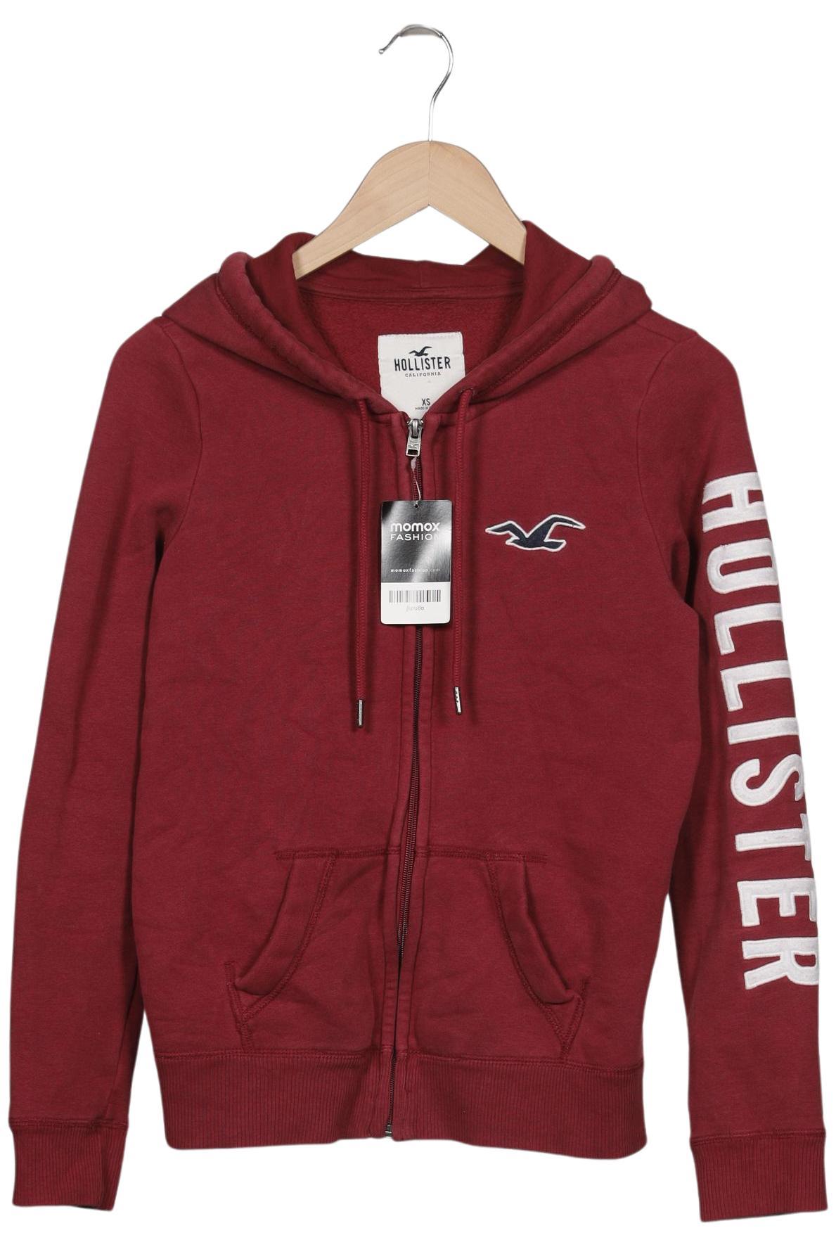 

Hollister Damen Kapuzenpullover, bordeaux, Gr. 34