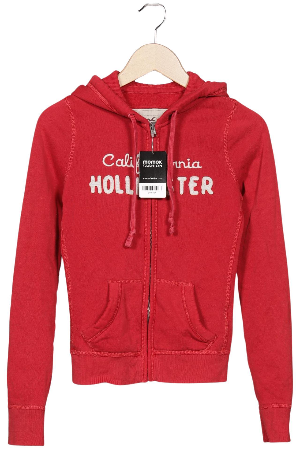 

Hollister Damen Kapuzenpullover, rot, Gr. 34
