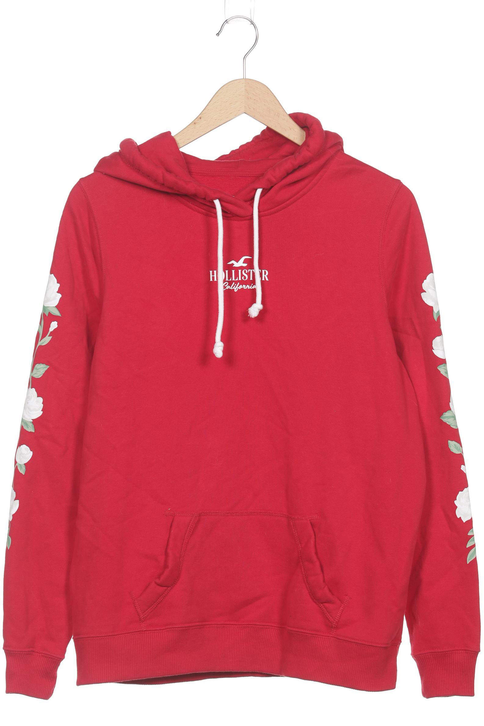 

Hollister Damen Kapuzenpullover, rot, Gr. 42