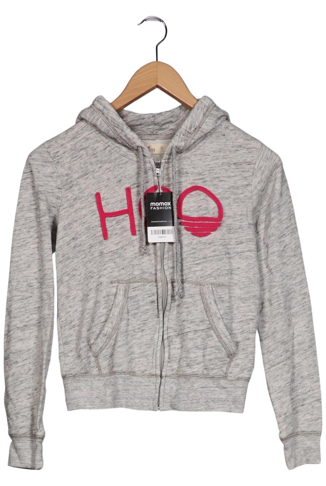 

Hollister Damen Kapuzenpullover, grau, Gr. 34