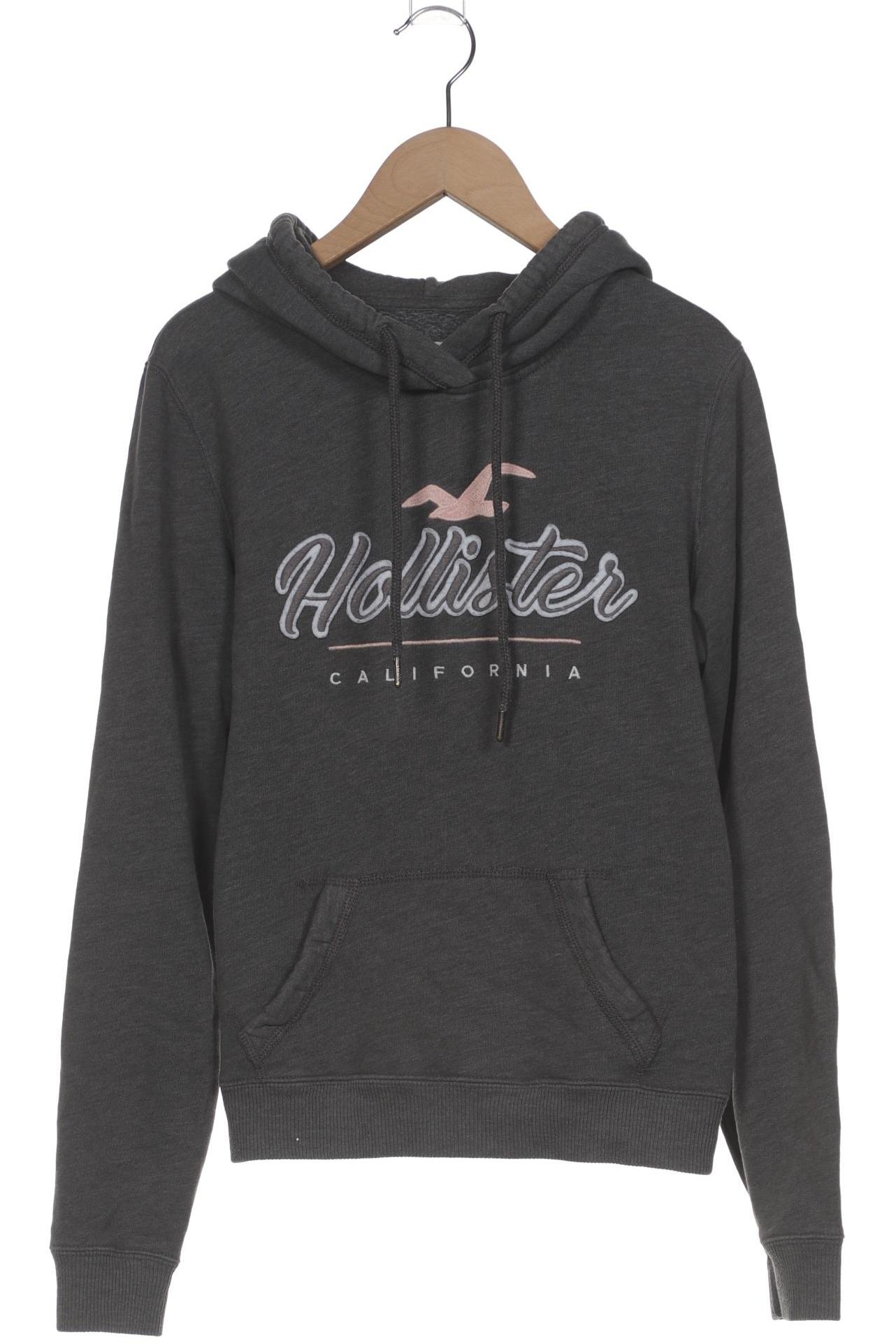 

Hollister Damen Kapuzenpullover, grau, Gr. 36