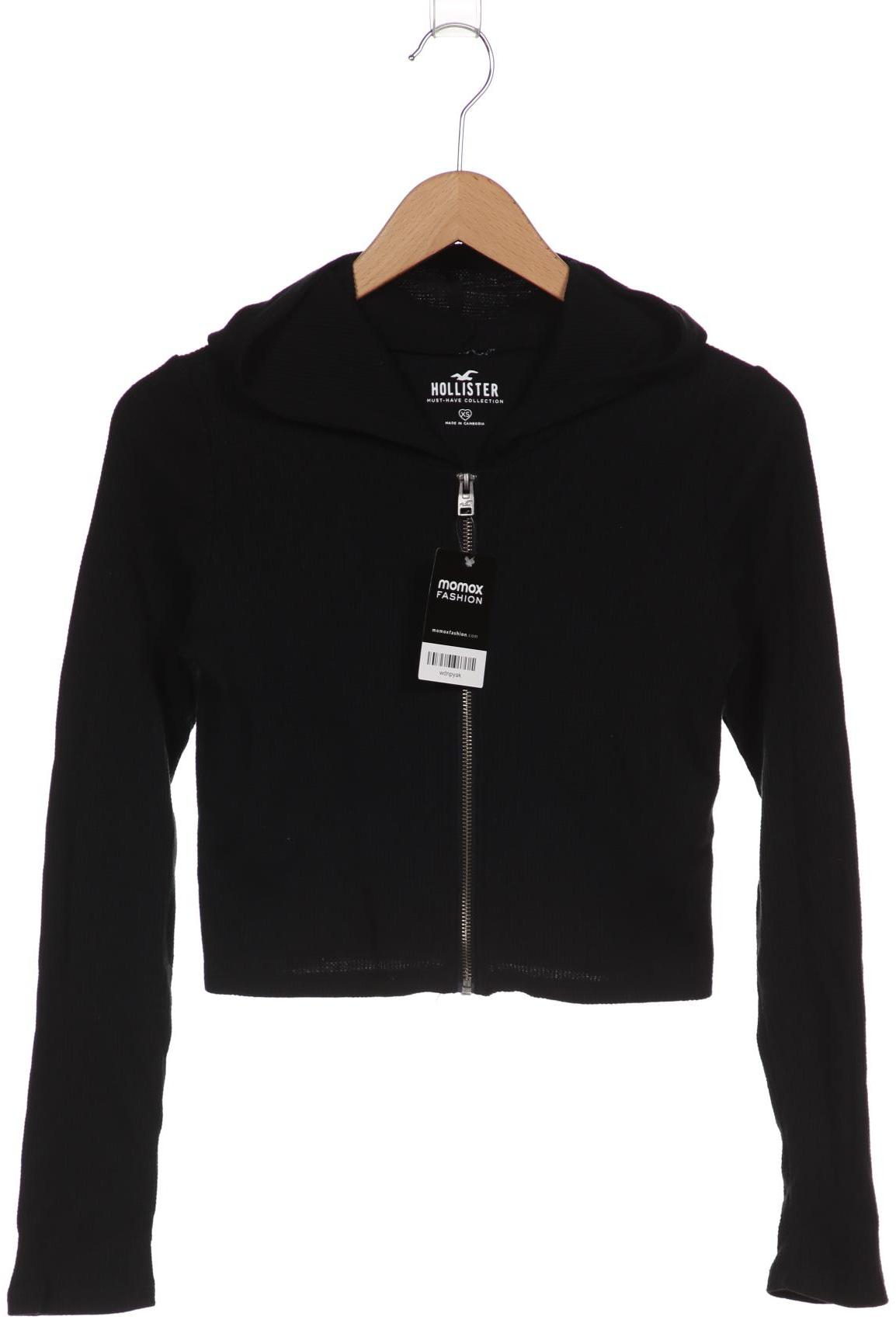 

Hollister Damen Kapuzenpullover, schwarz