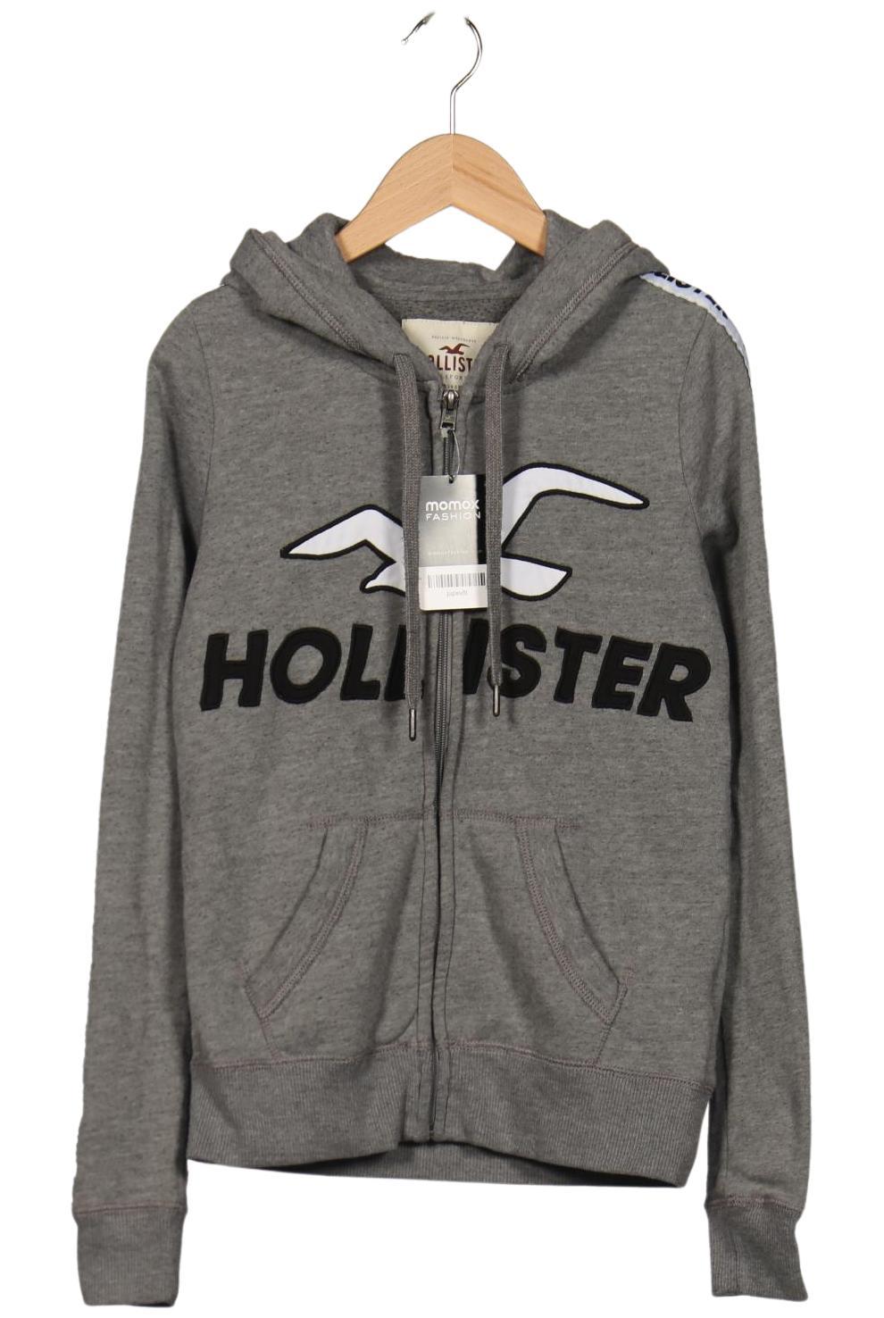

Hollister Damen Kapuzenpullover, grau, Gr. 34