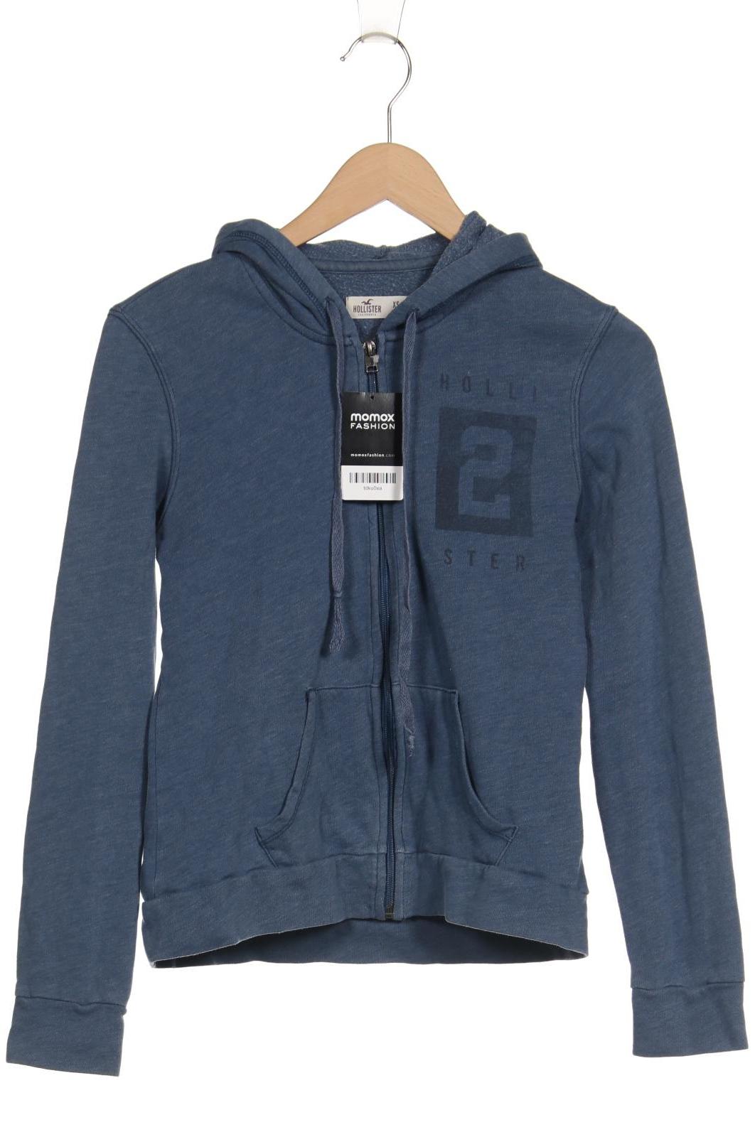 

Hollister Damen Kapuzenpullover, blau, Gr. 34
