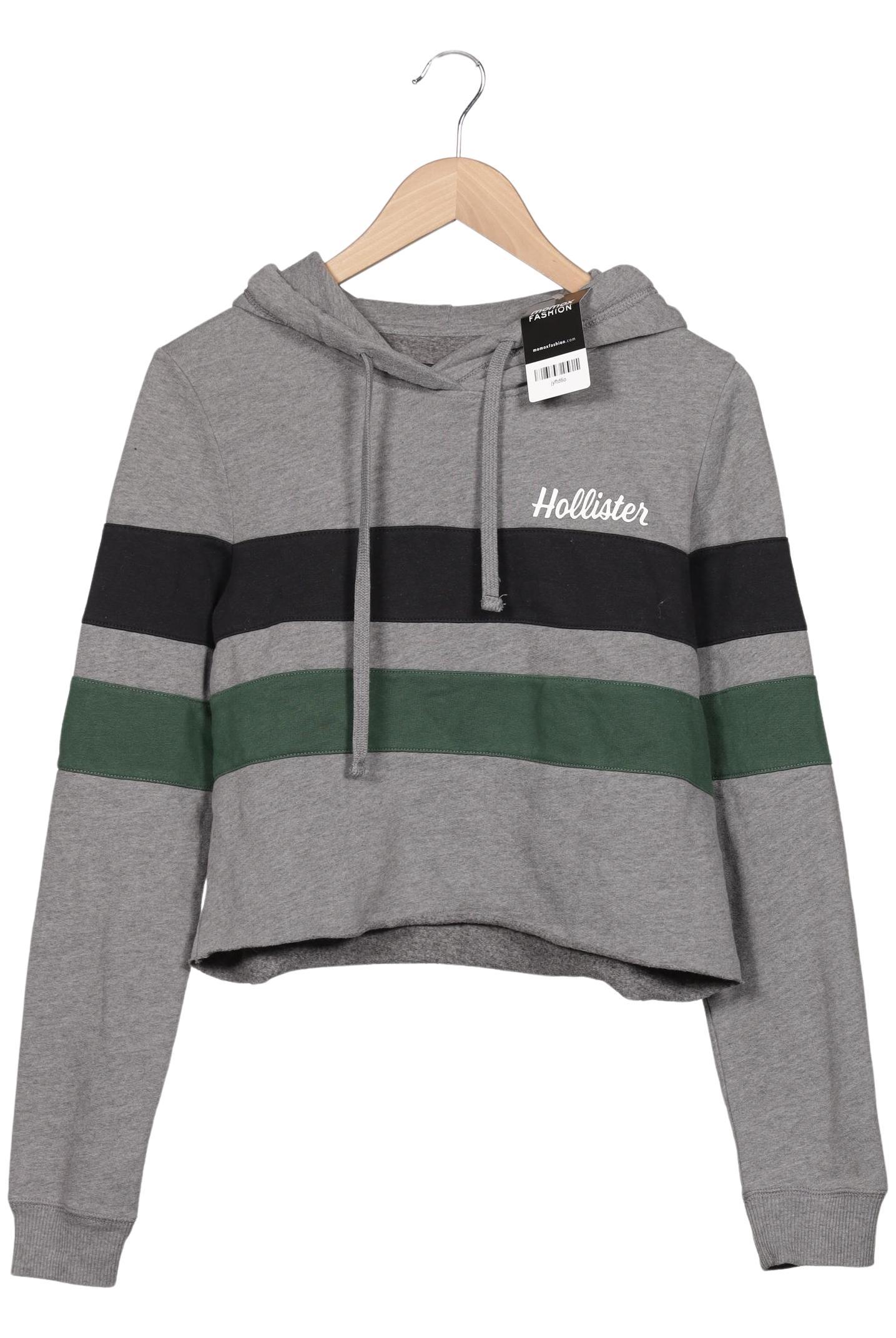 

Hollister Damen Kapuzenpullover, grau, Gr. 38