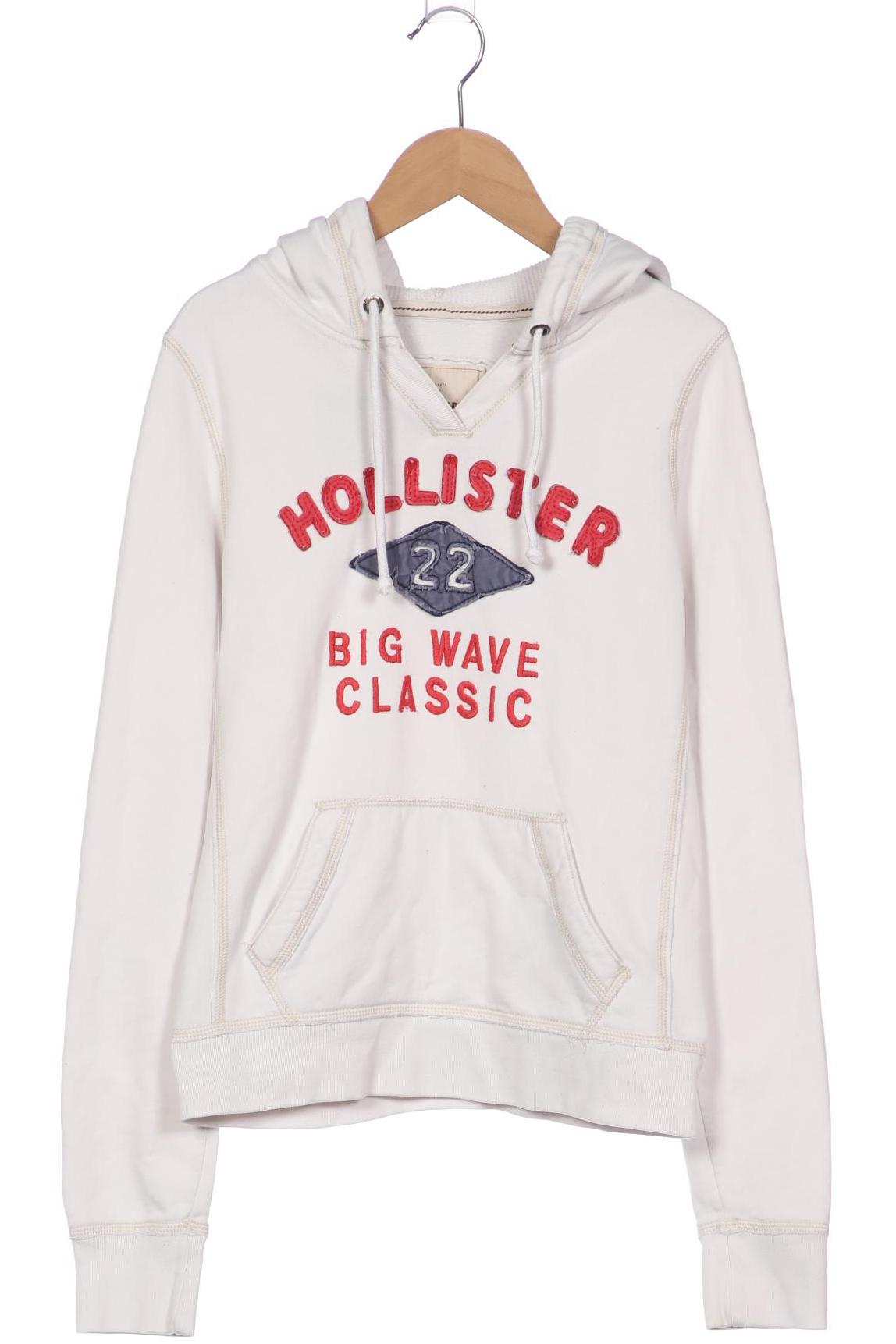 

Hollister Damen Kapuzenpullover, weiß, Gr. 38