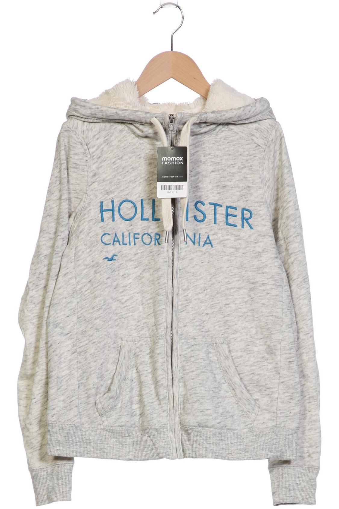 

Hollister Damen Kapuzenpullover, grau, Gr. 36