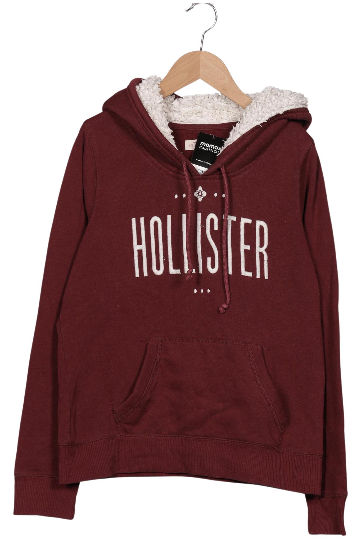 

Hollister Damen Kapuzenpullover, bordeaux, Gr. 42