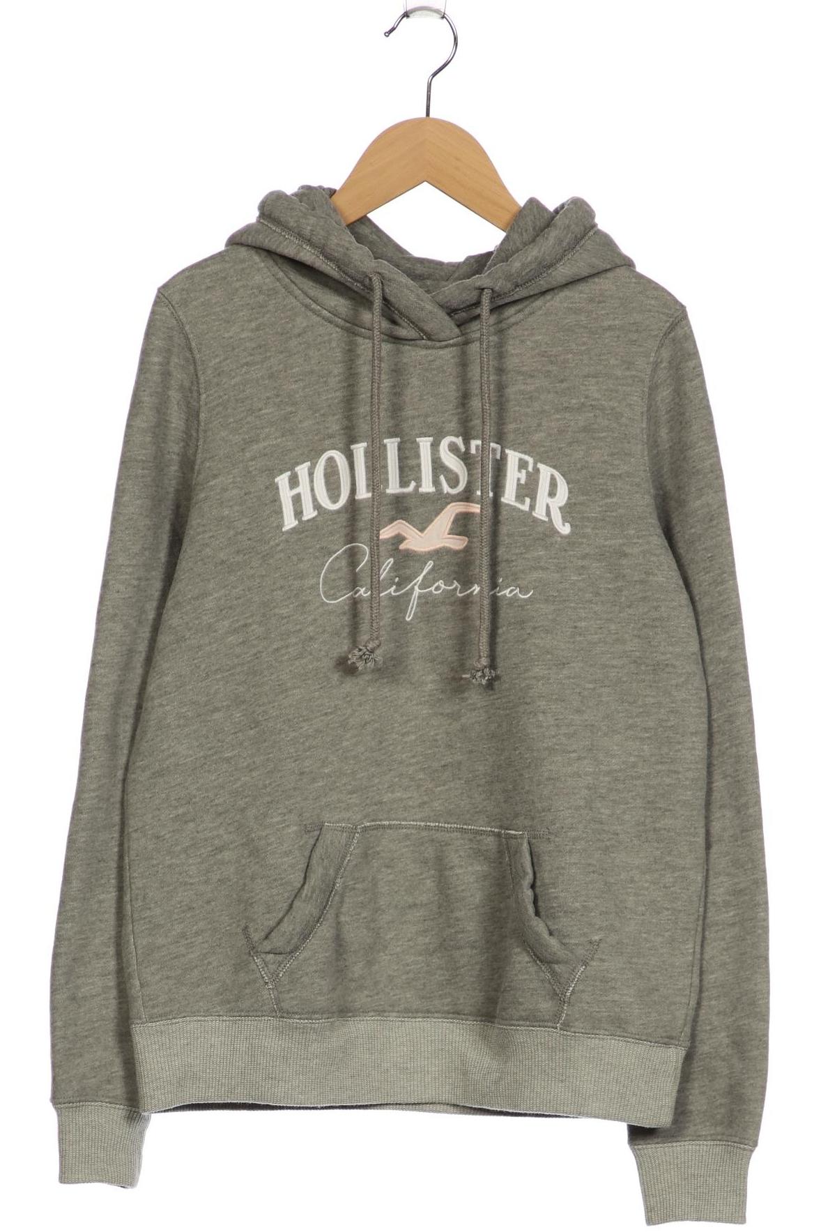 

Hollister Damen Kapuzenpullover, grau, Gr. 34