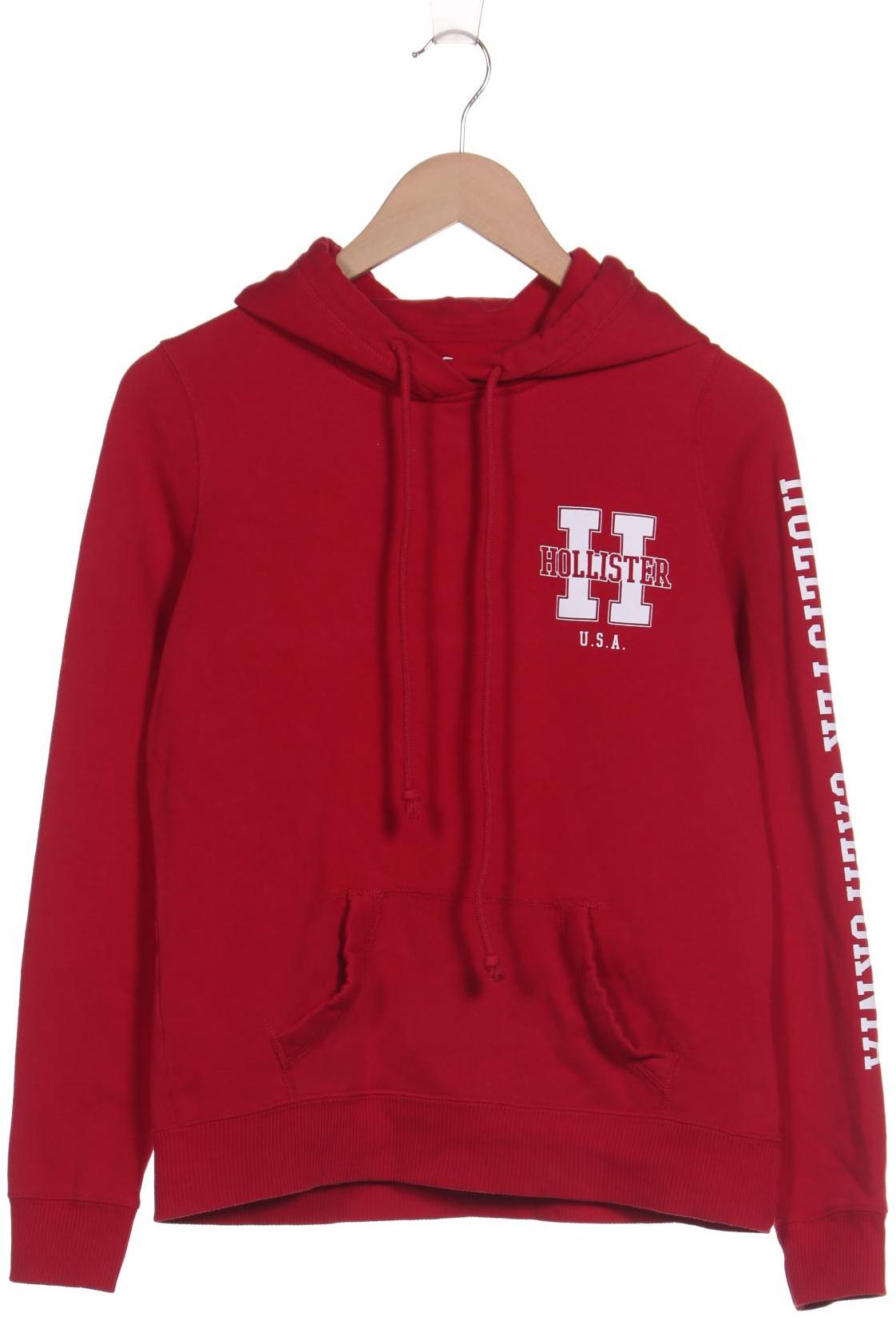 

Hollister Damen Kapuzenpullover, rot, Gr. 34