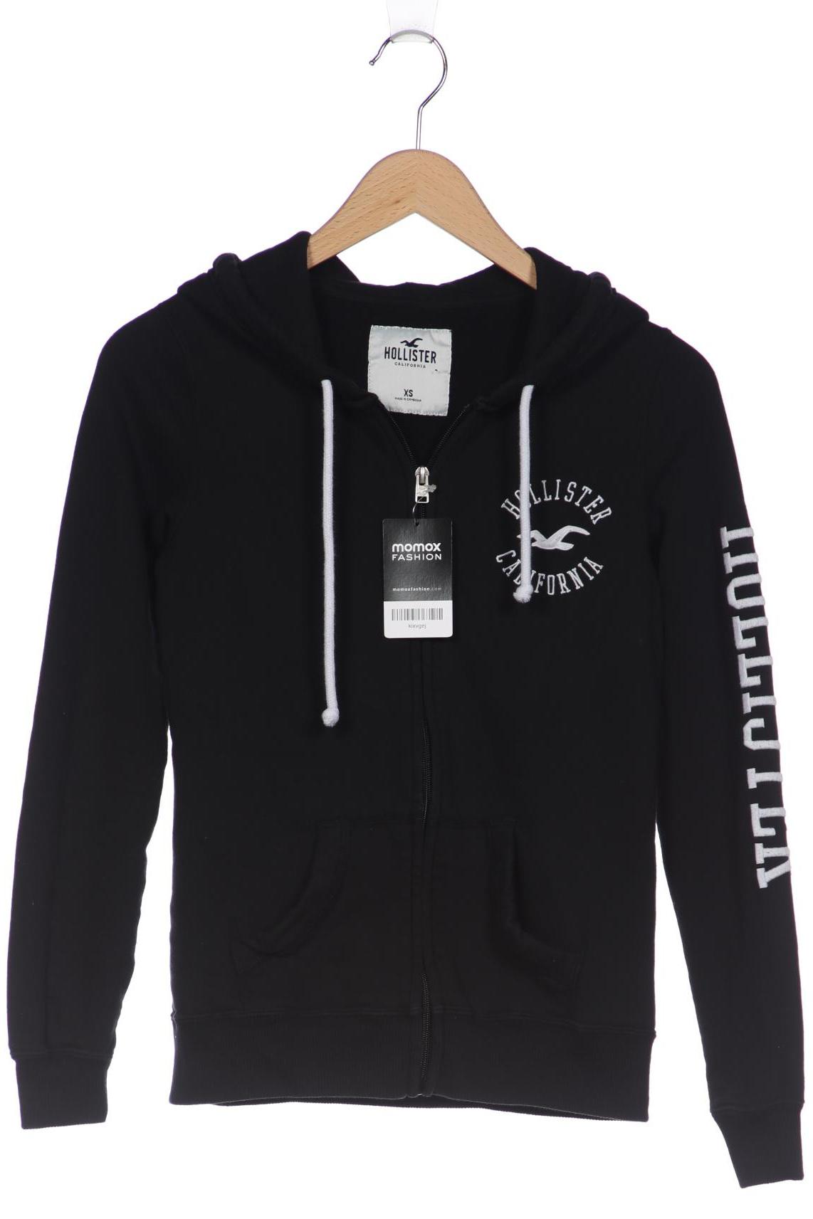 

Hollister Damen Kapuzenpullover, schwarz