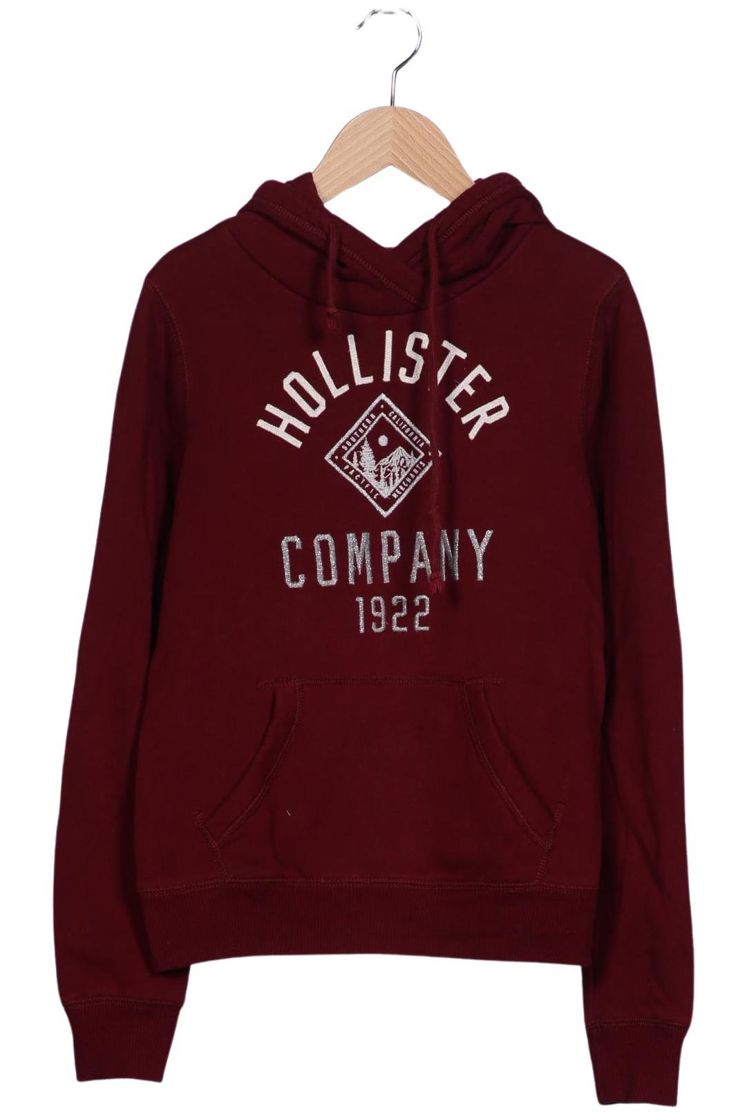 

Hollister Damen Kapuzenpullover, bordeaux, Gr. 36