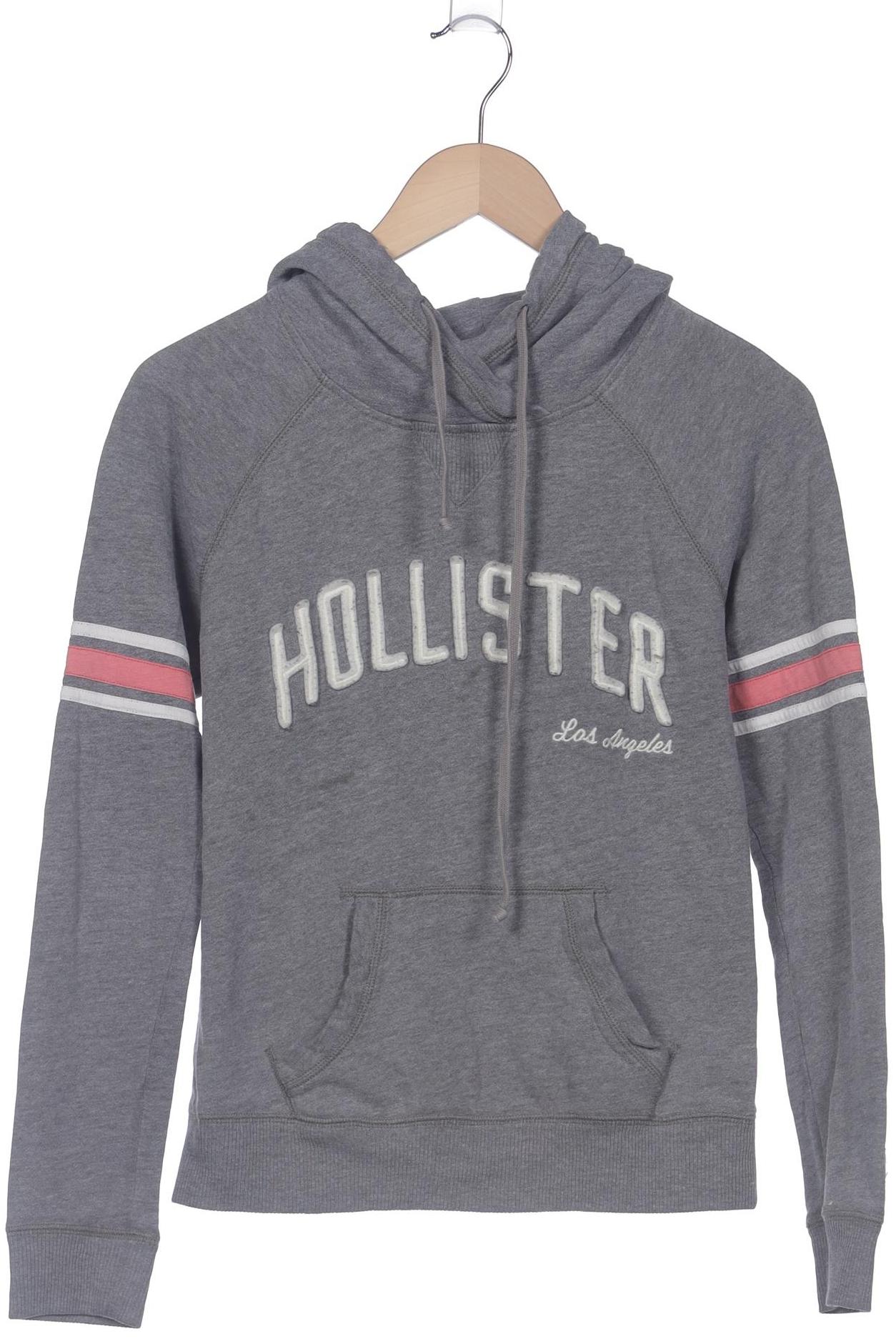 

Hollister Damen Kapuzenpullover, grau, Gr. 38