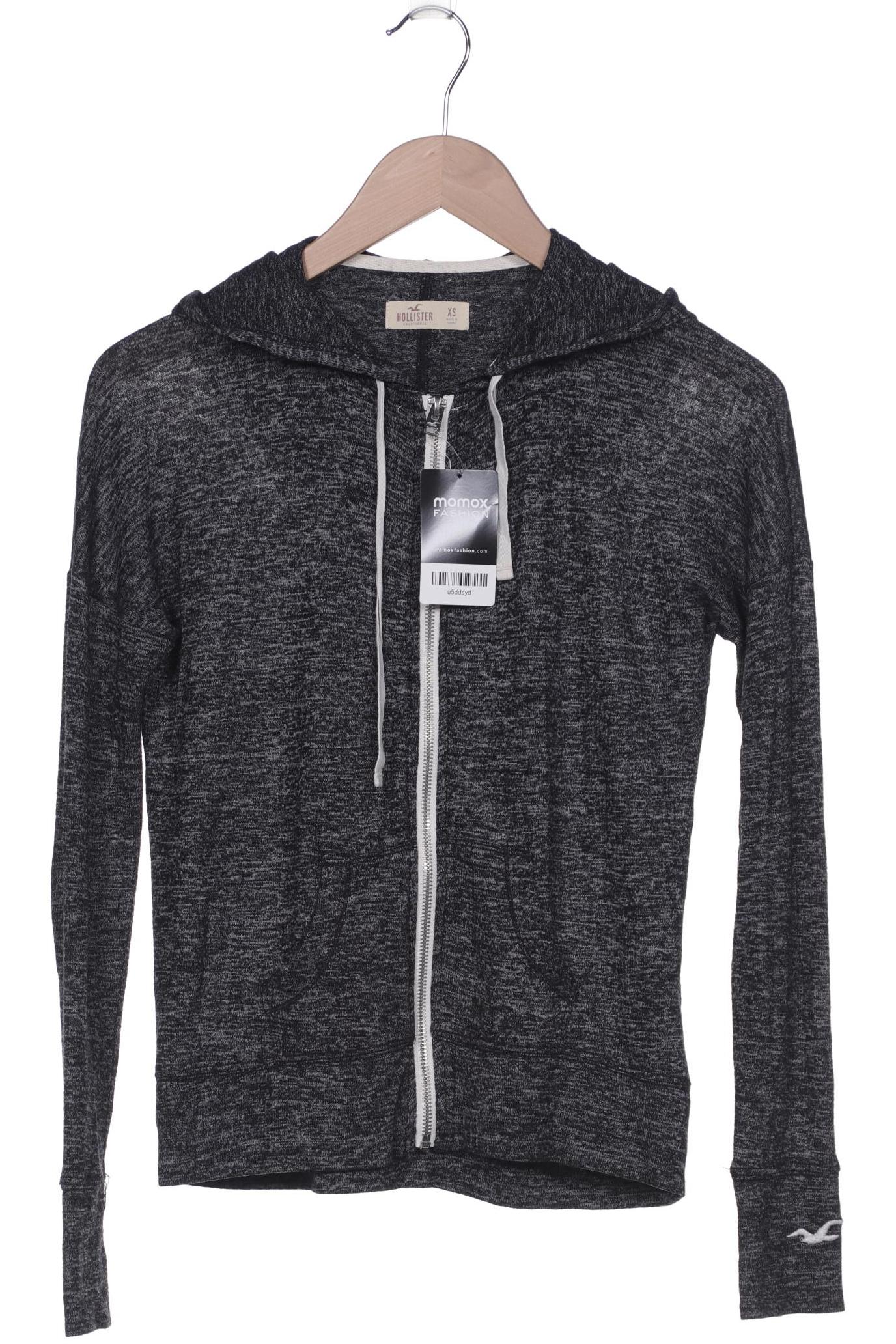 

Hollister Damen Kapuzenpullover, grau, Gr. 34