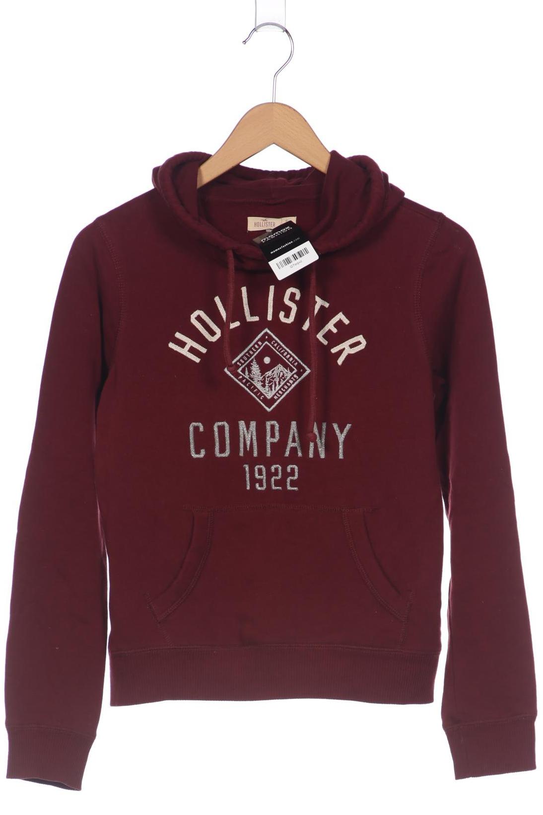 

Hollister Damen Kapuzenpullover, bordeaux, Gr. 36