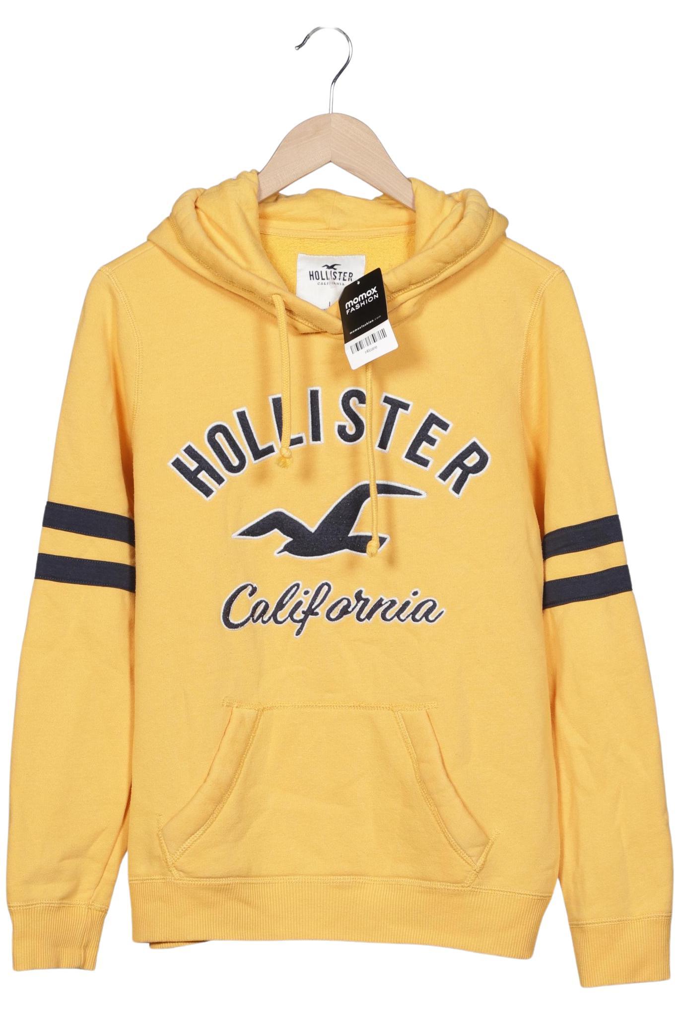 

Hollister Damen Kapuzenpullover, gelb, Gr. 42