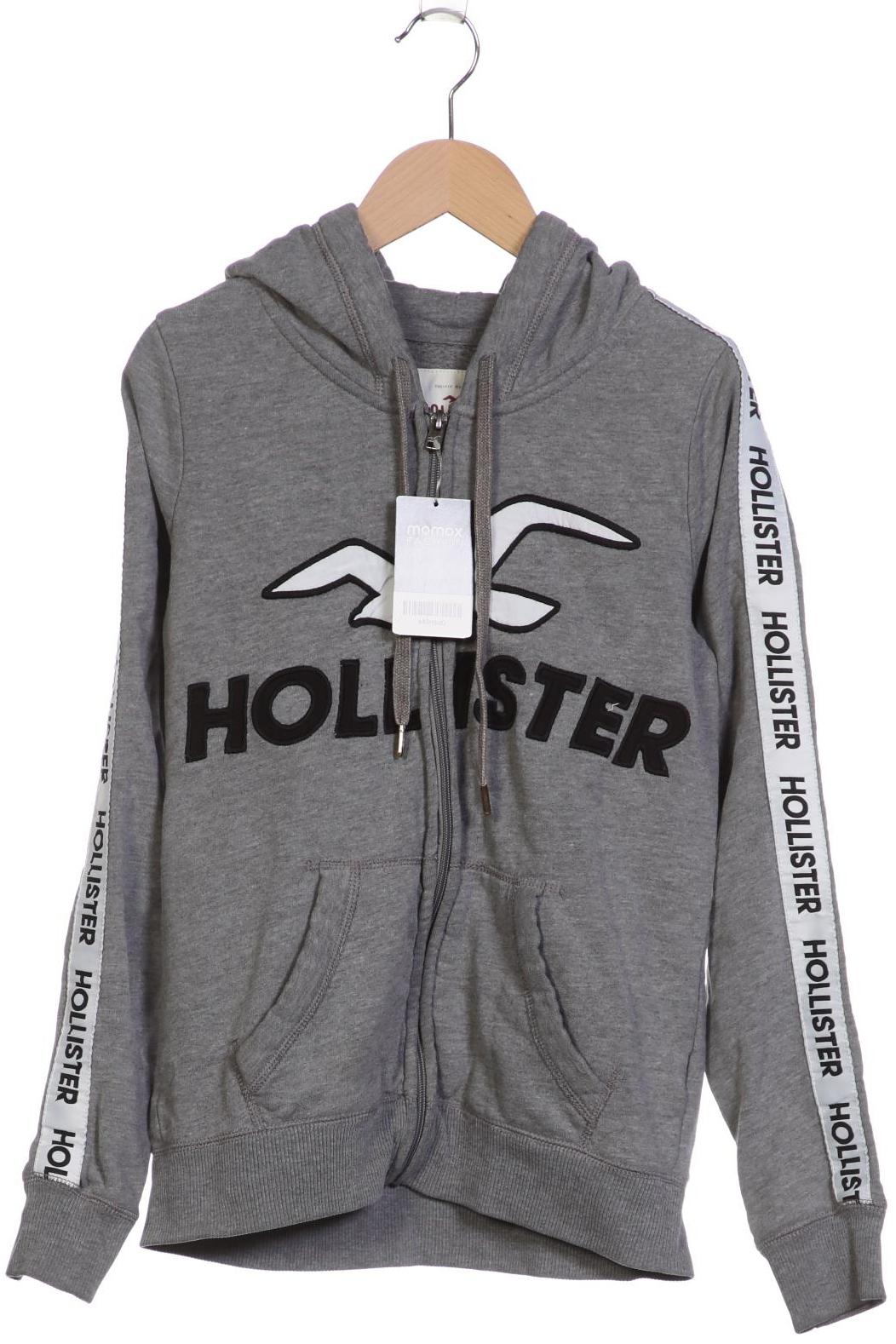 

Hollister Damen Kapuzenpullover, grau, Gr. 36