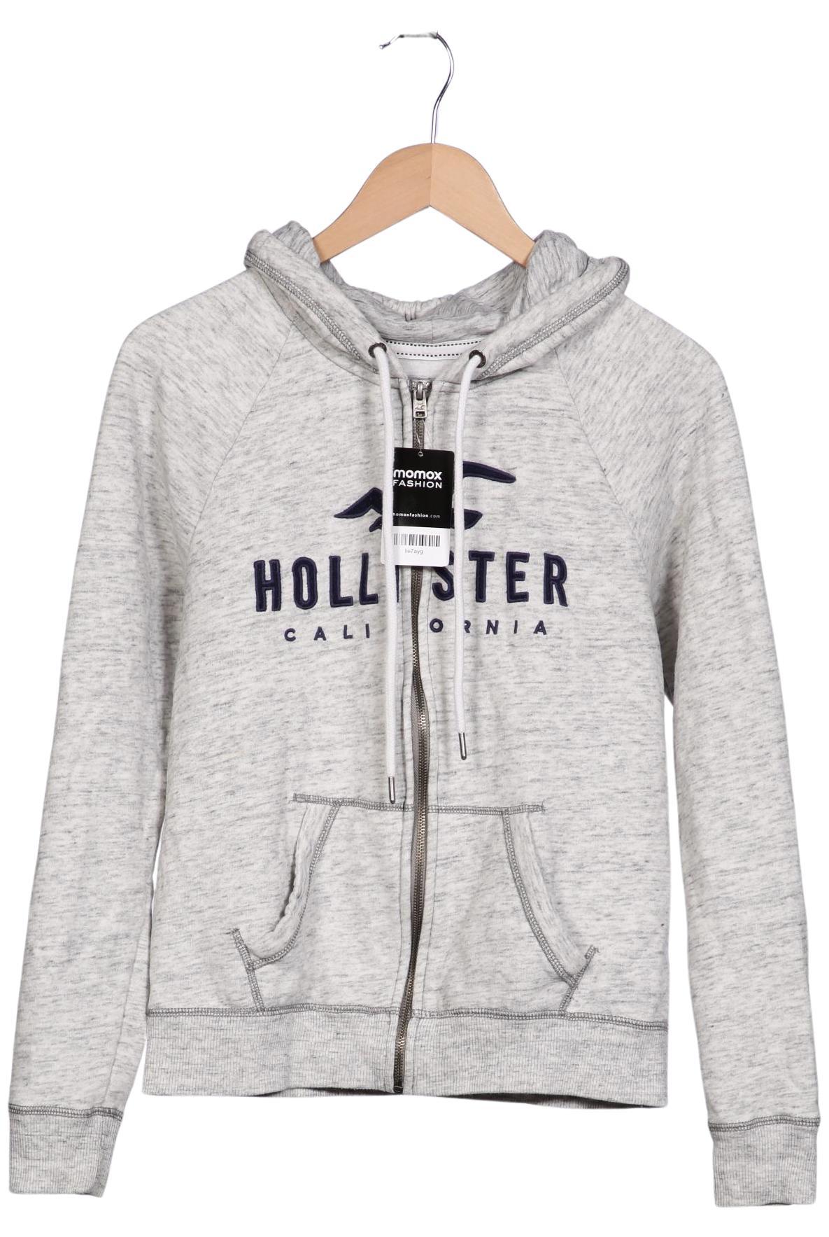

Hollister Damen Kapuzenpullover, grau, Gr. 38