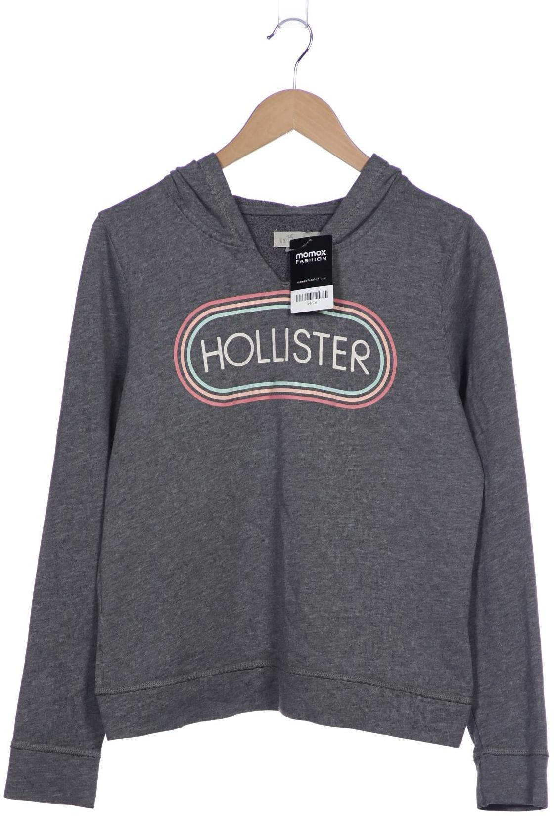

Hollister Damen Kapuzenpullover, grau, Gr. 42