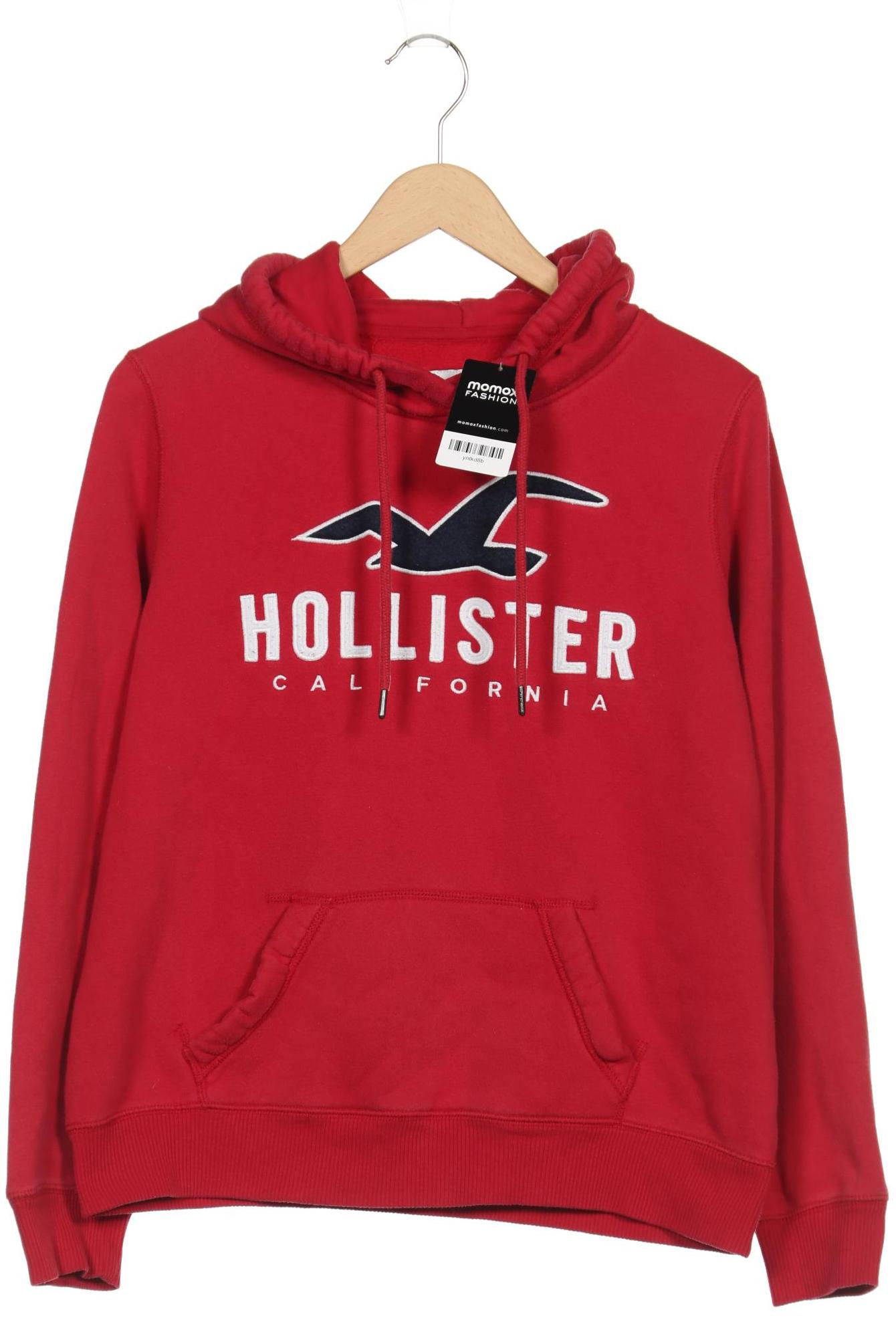 

Hollister Damen Kapuzenpullover, rot, Gr. 38
