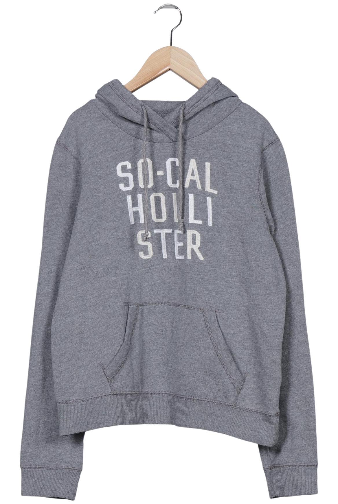 

Hollister Damen Kapuzenpullover, grau, Gr. 42
