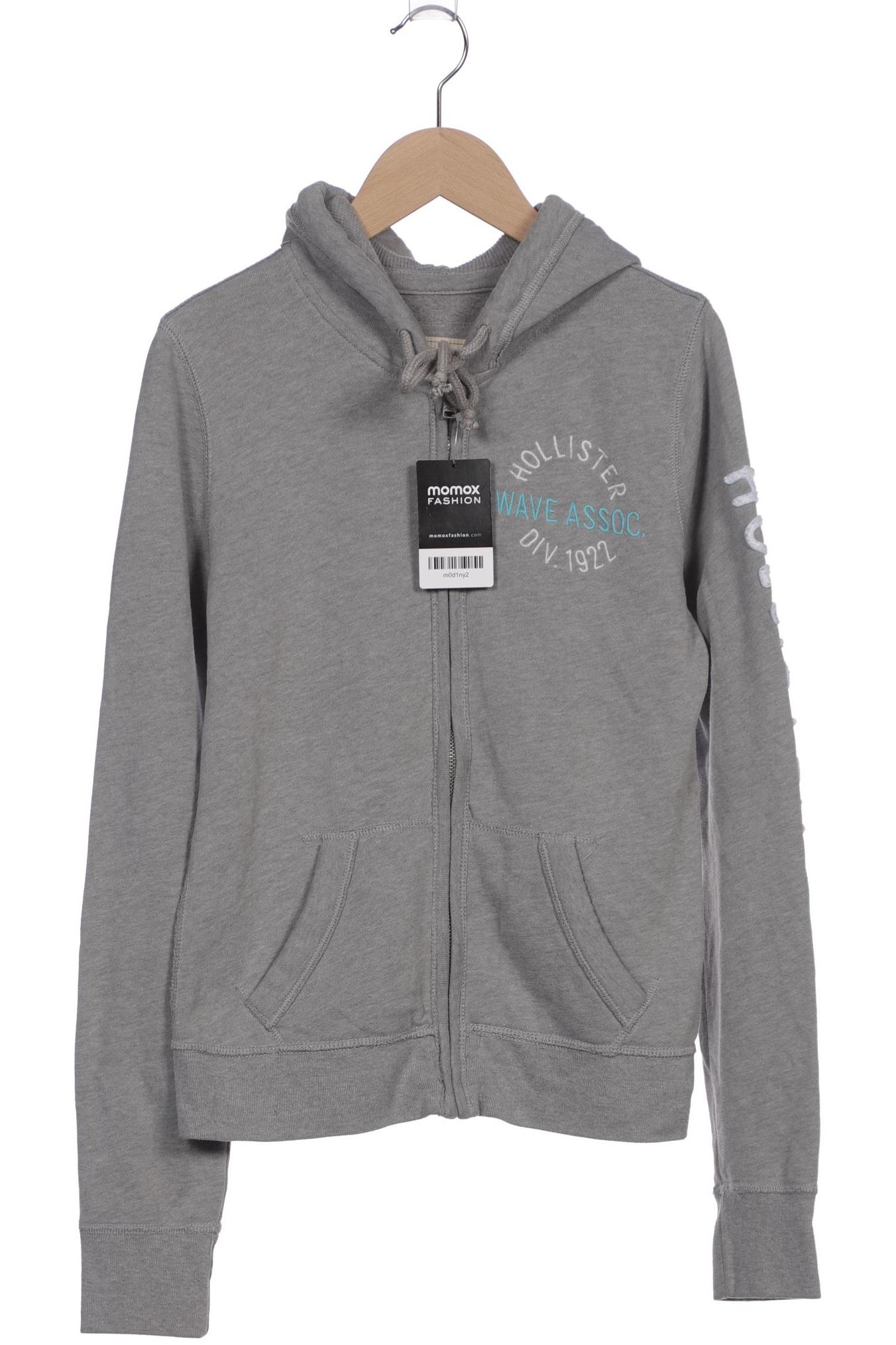 

Hollister Damen Kapuzenpullover, grau, Gr. 36