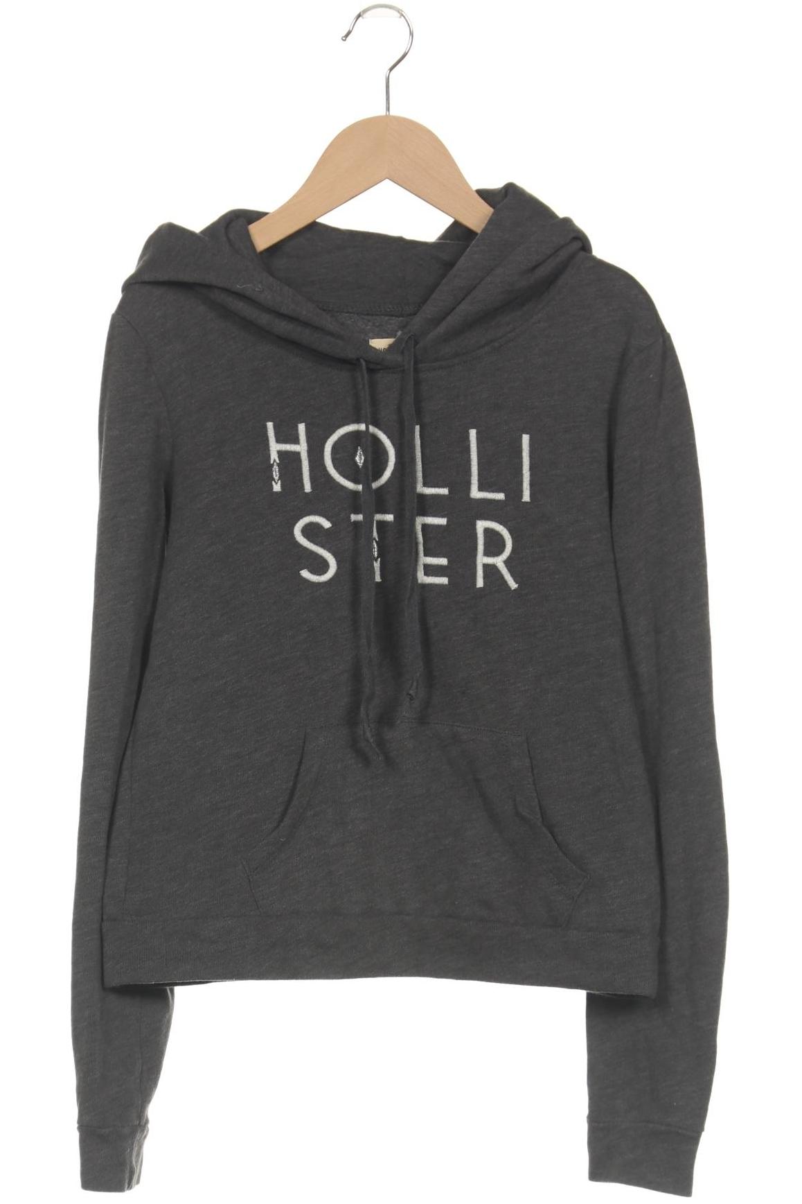 

Hollister Damen Kapuzenpullover, grau, Gr. 34