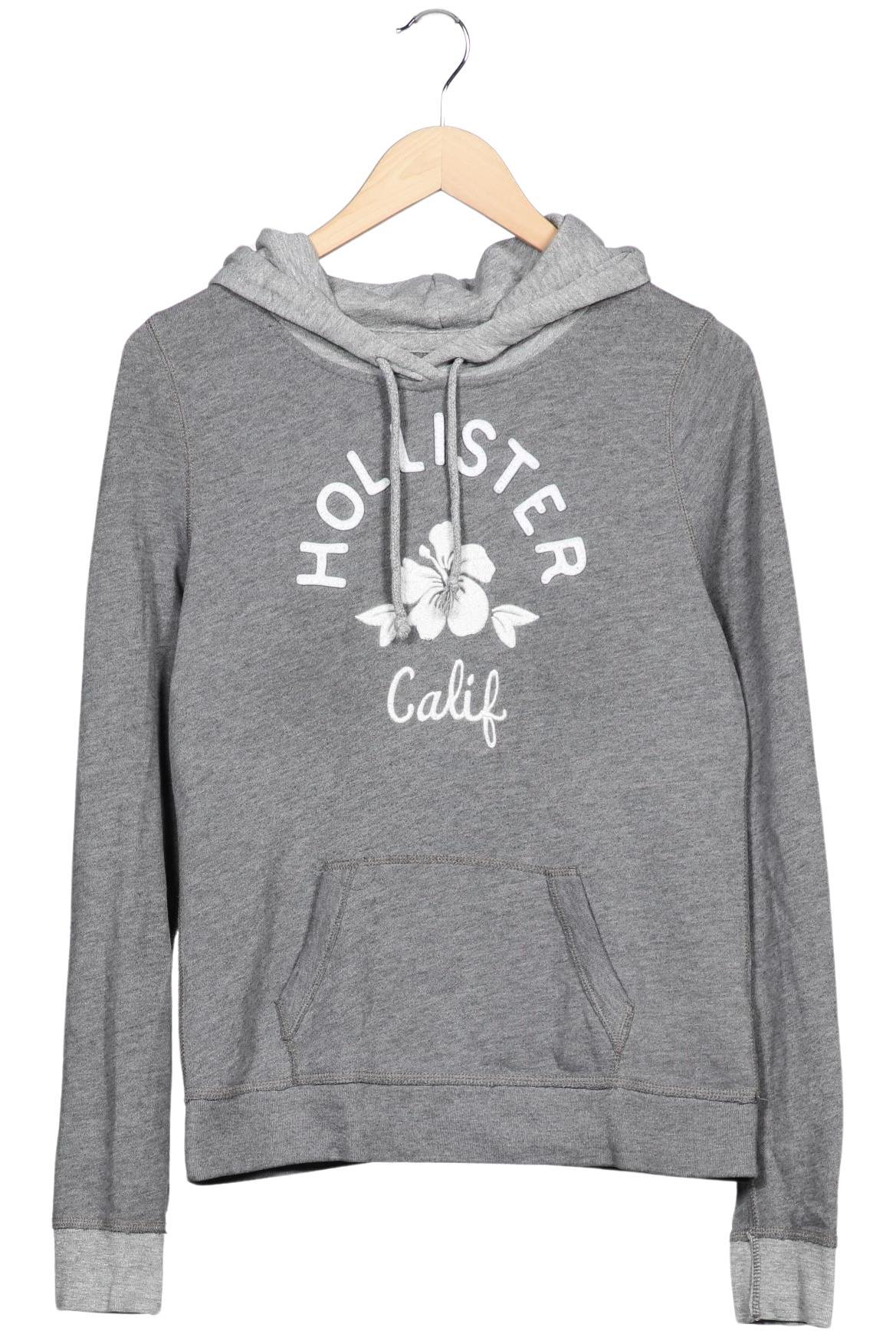 

Hollister Damen Kapuzenpullover, grau, Gr. 38