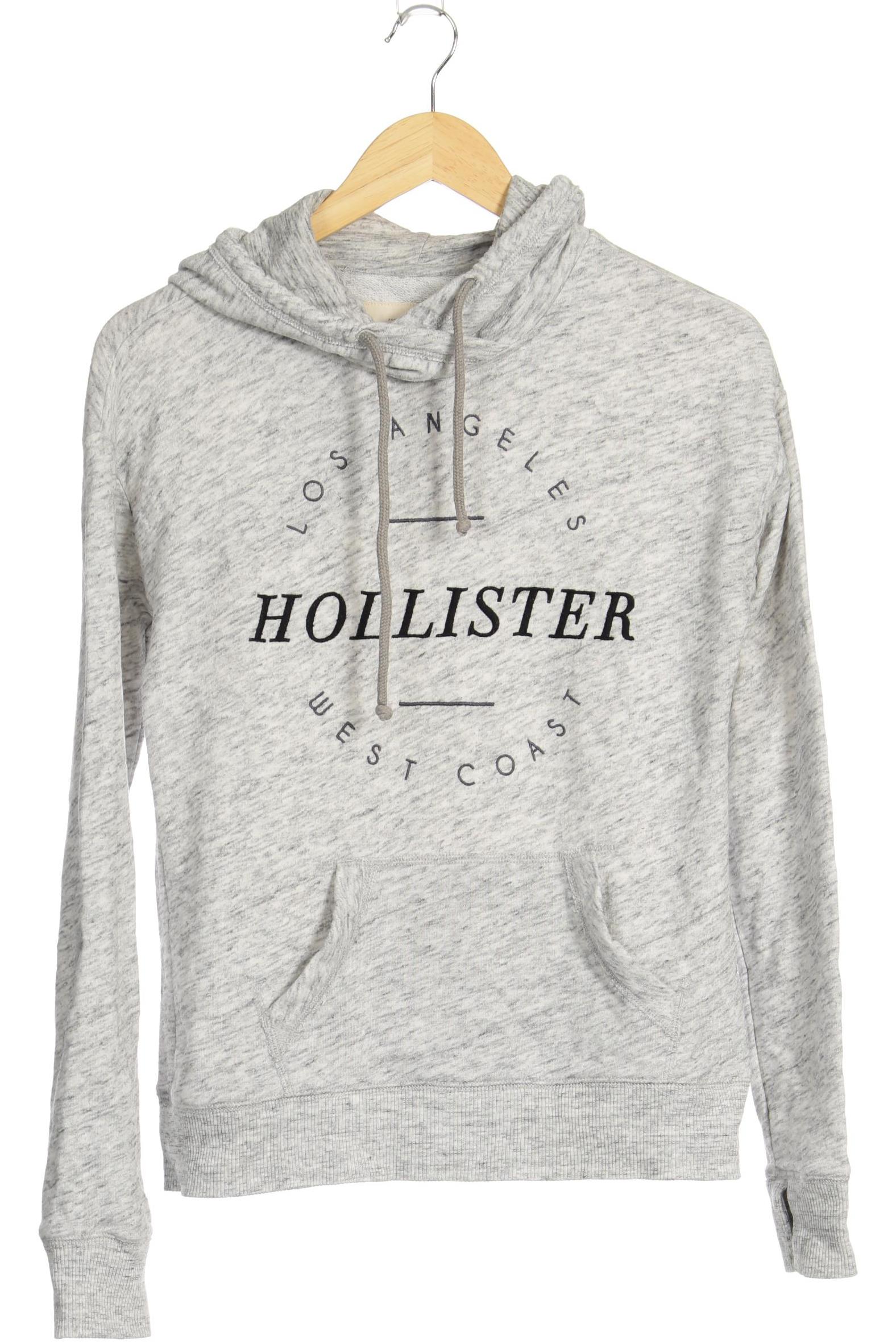 

Hollister Damen Kapuzenpullover, grau, Gr. 36