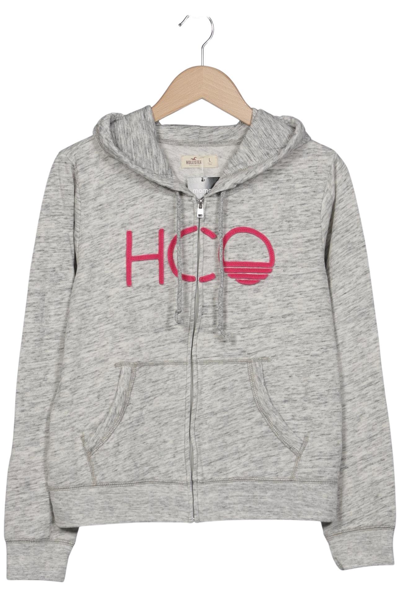 

Hollister Damen Kapuzenpullover, grau, Gr. 42