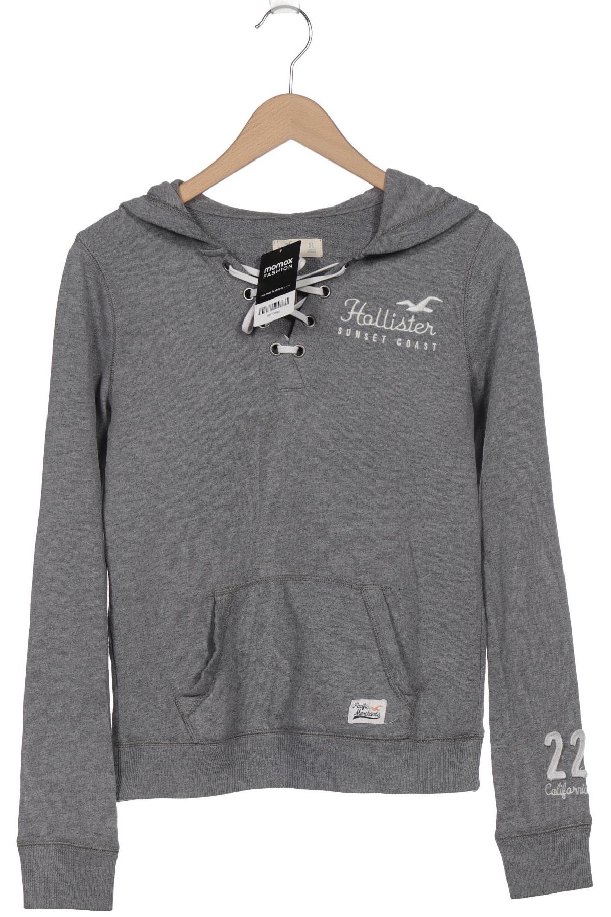 

Hollister Damen Kapuzenpullover, grau
