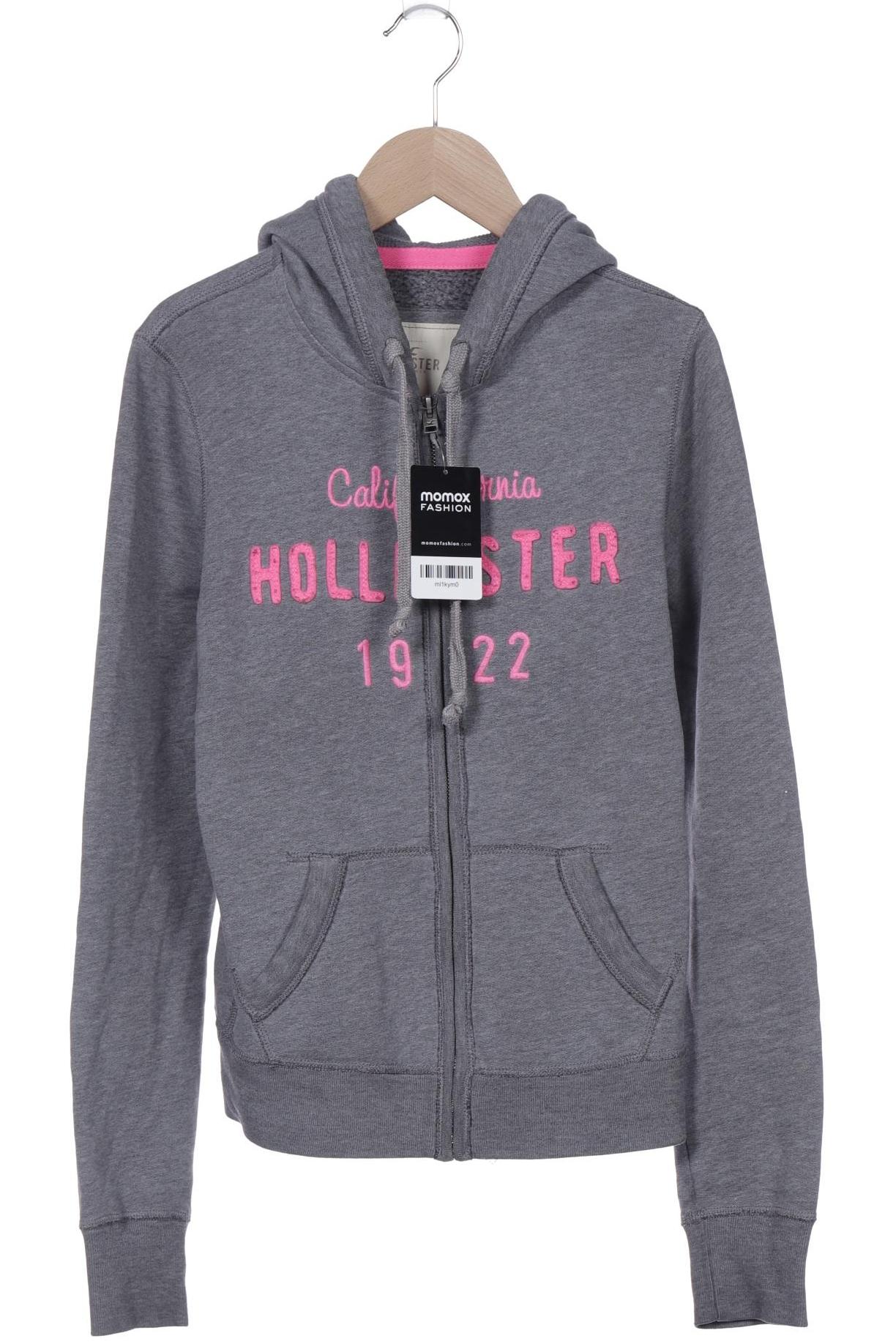 

Hollister Damen Kapuzenpullover, grau, Gr. 36