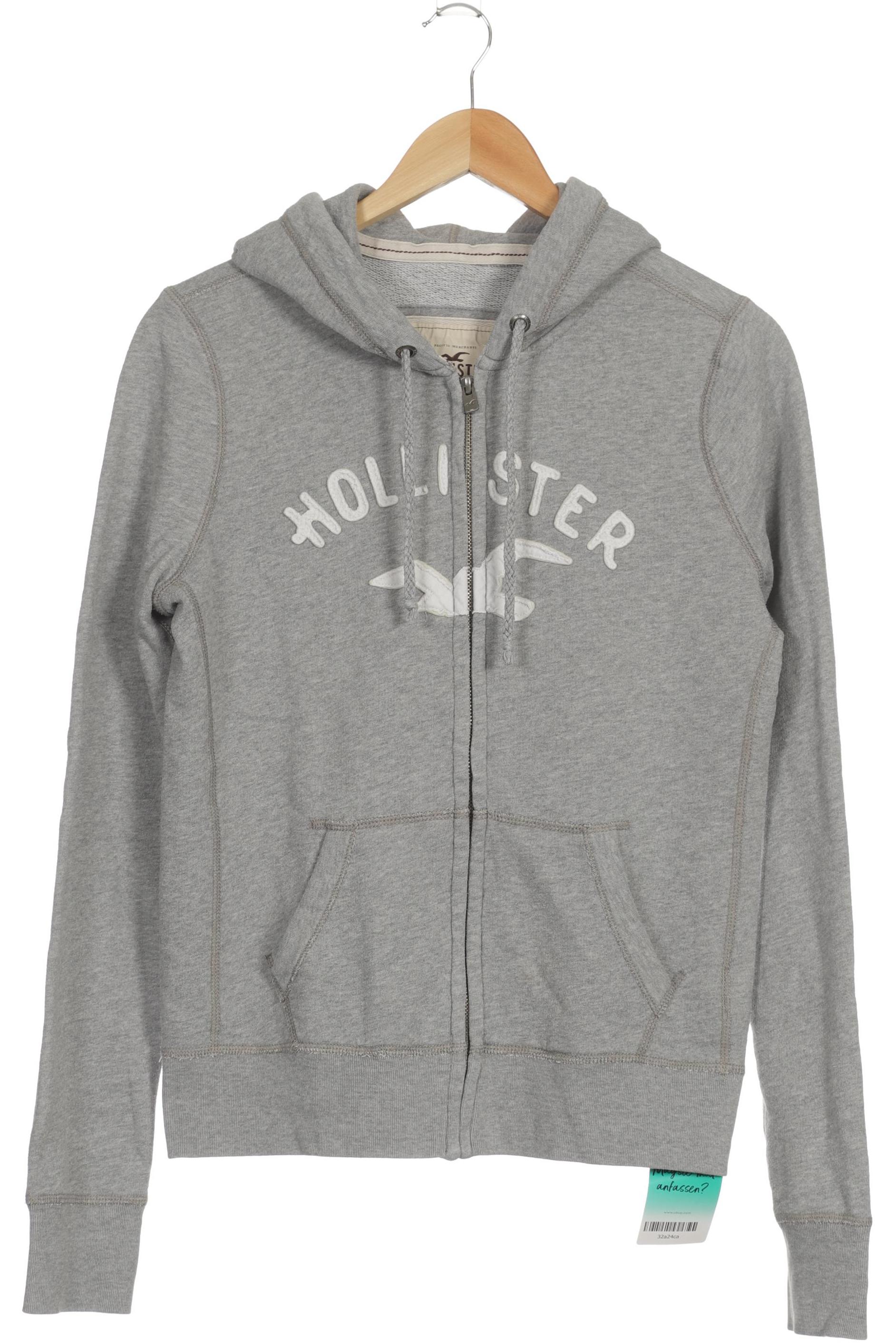 

Hollister Damen Kapuzenpullover, grau, Gr. 42