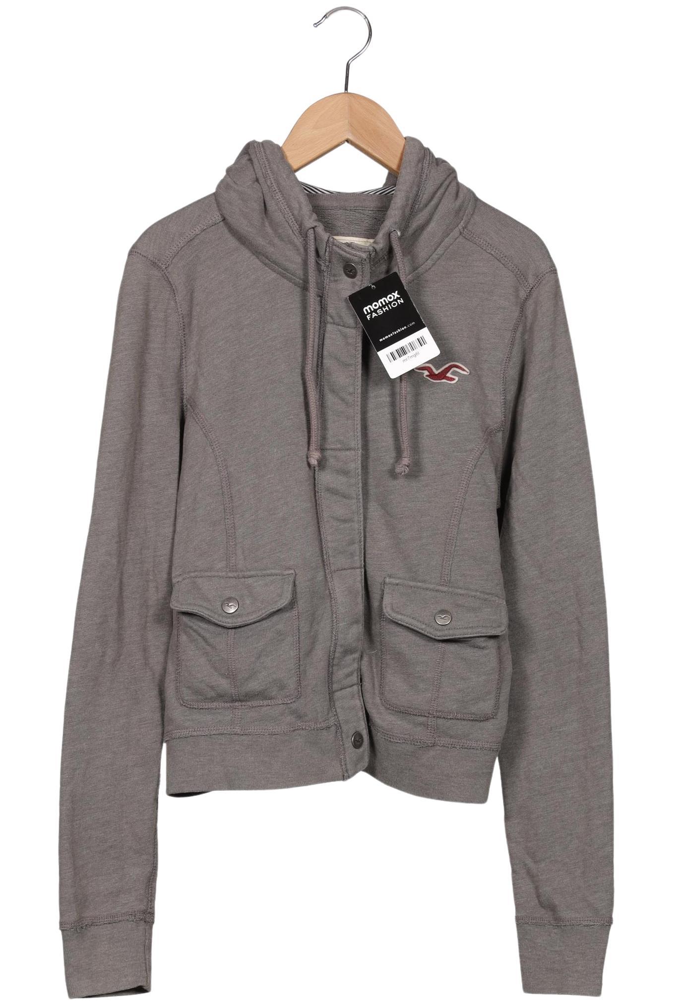 

Hollister Damen Kapuzenpullover, grau, Gr. 42