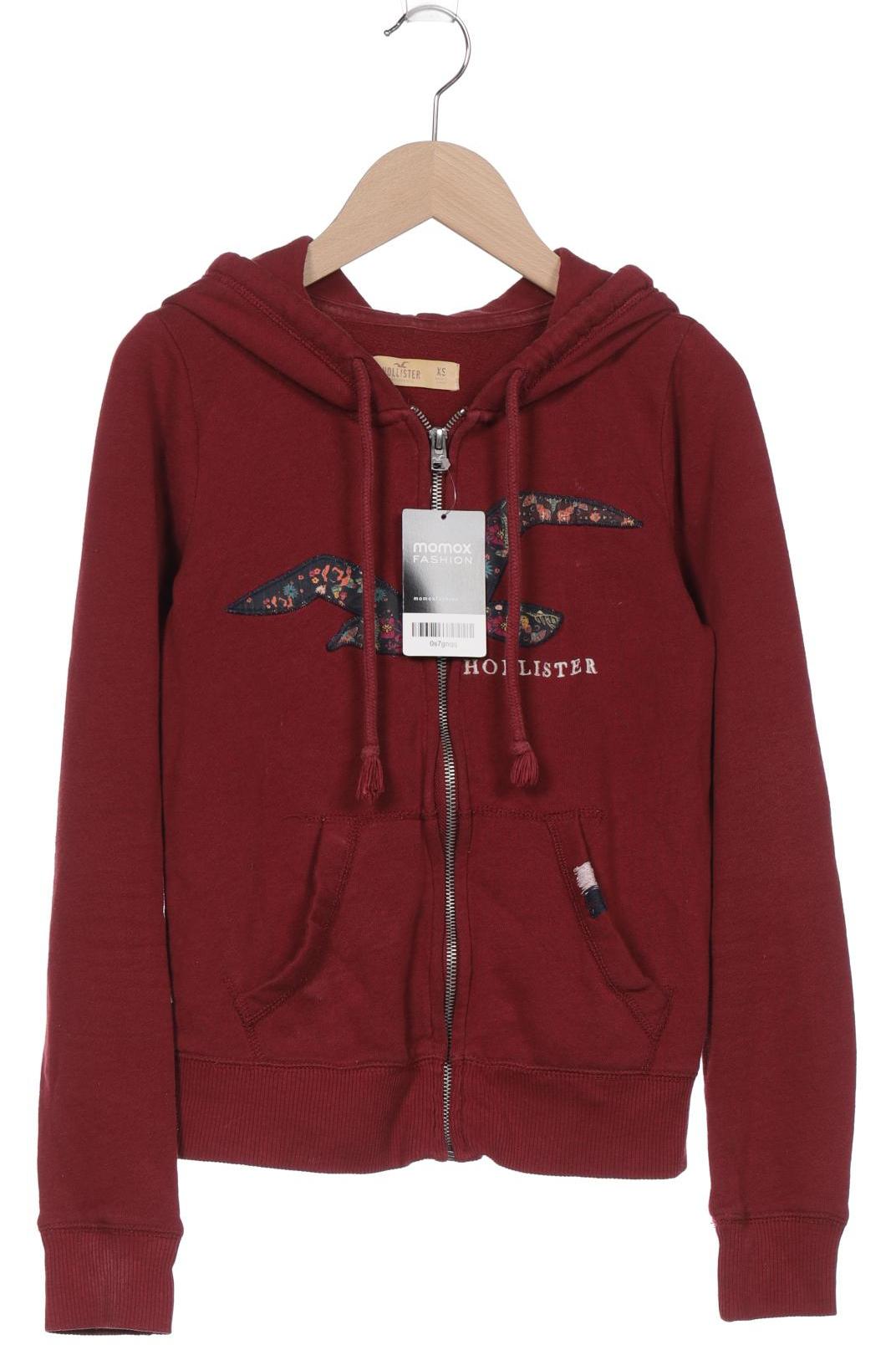

Hollister Damen Kapuzenpullover, bordeaux, Gr. 34