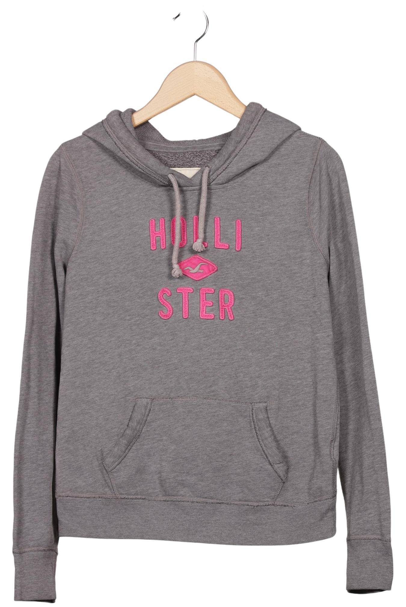 

Hollister Damen Kapuzenpullover, grau, Gr. 42