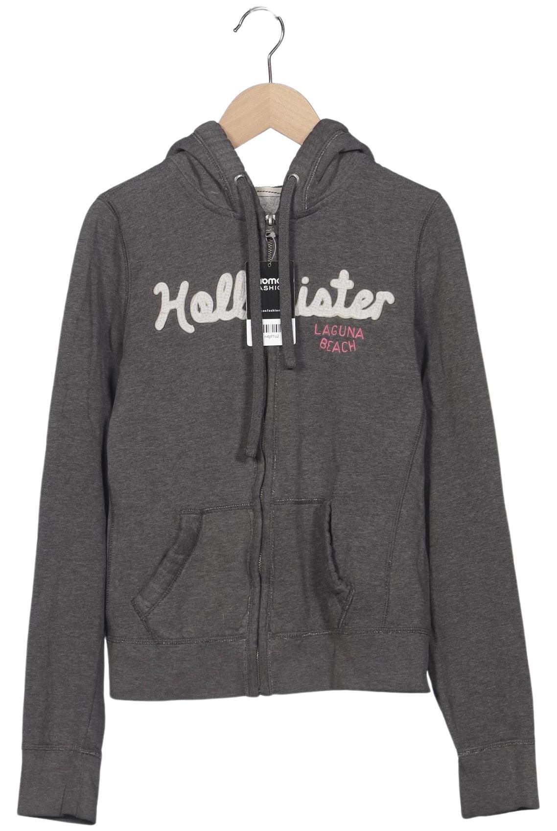 

Hollister Damen Kapuzenpullover, grau, Gr. 38