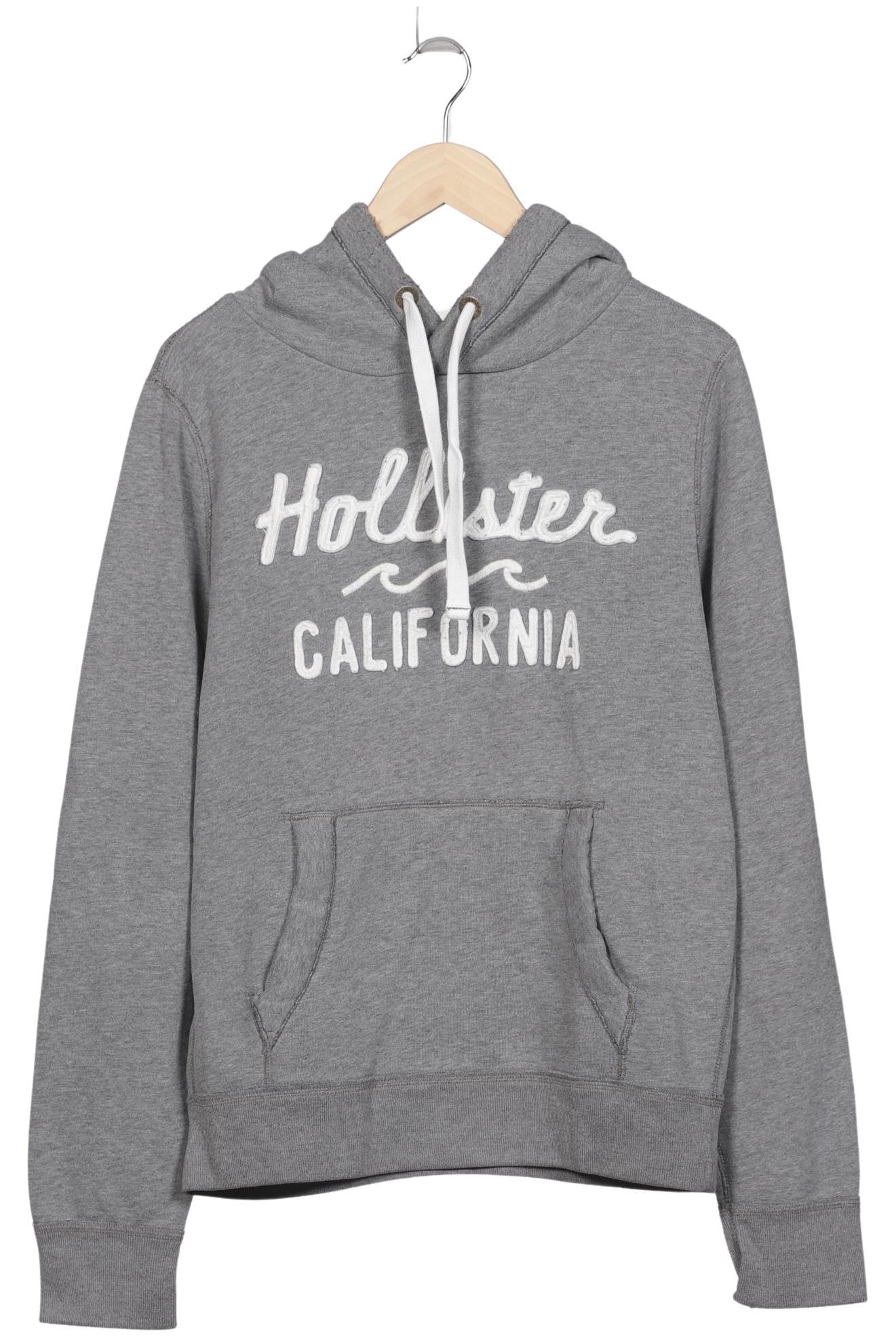 

Hollister Damen Kapuzenpullover, grau, Gr. 44